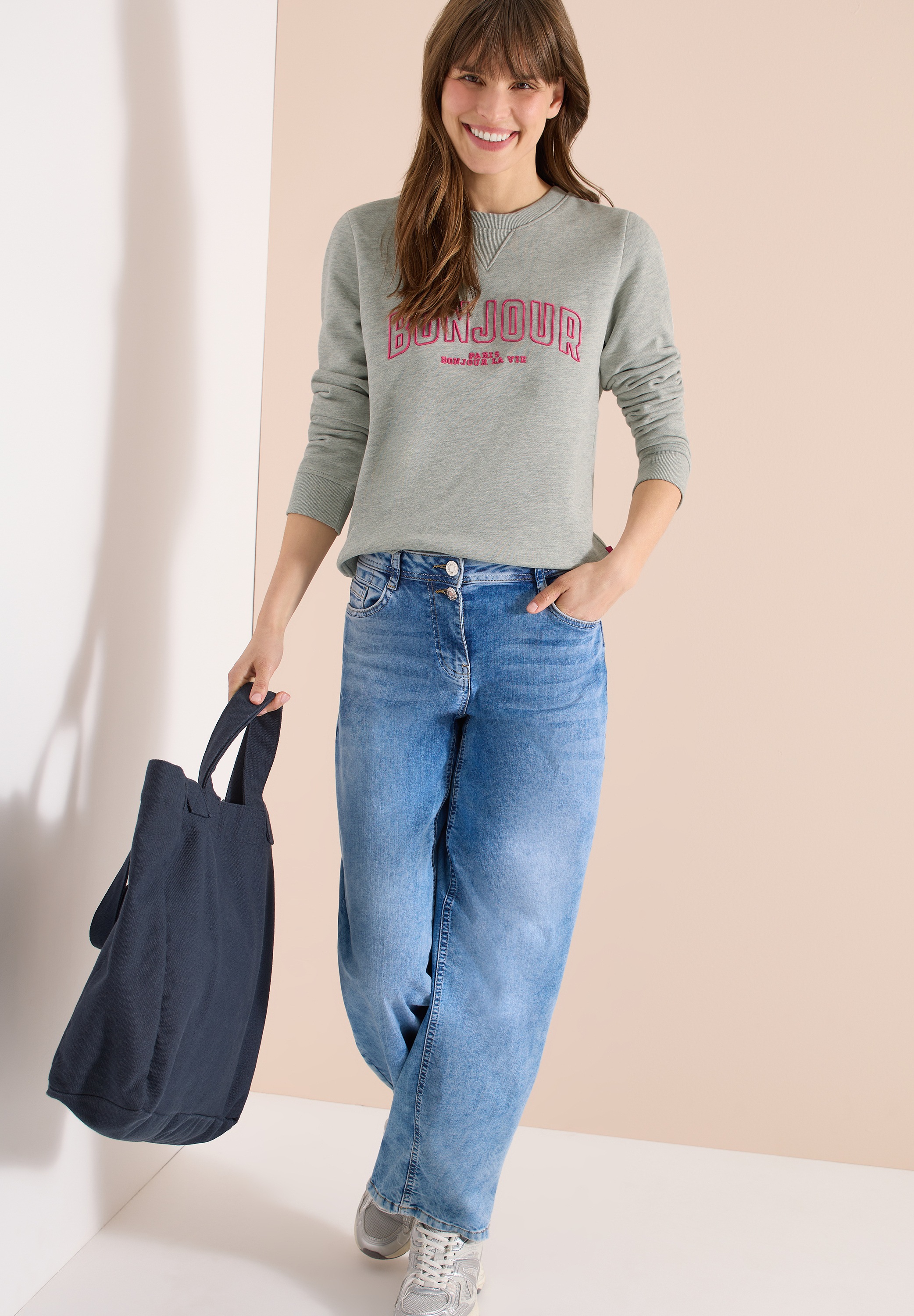 Cecil Sweatshirt , mit Schriftzug
