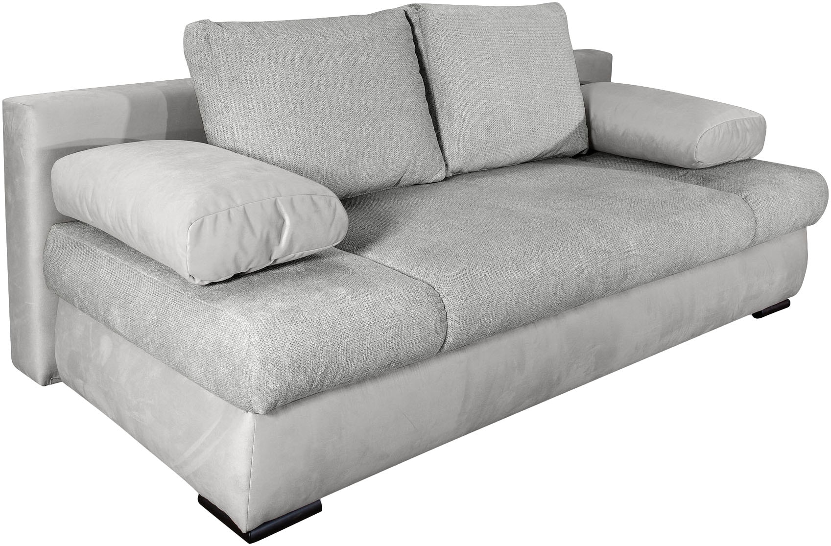 COLLECTION AB Schlafsofa »Chicago mit Bettfunktion, Schlafcouch«, inklusive Bettkasten, Cord-Samt Bezug, anthrazit