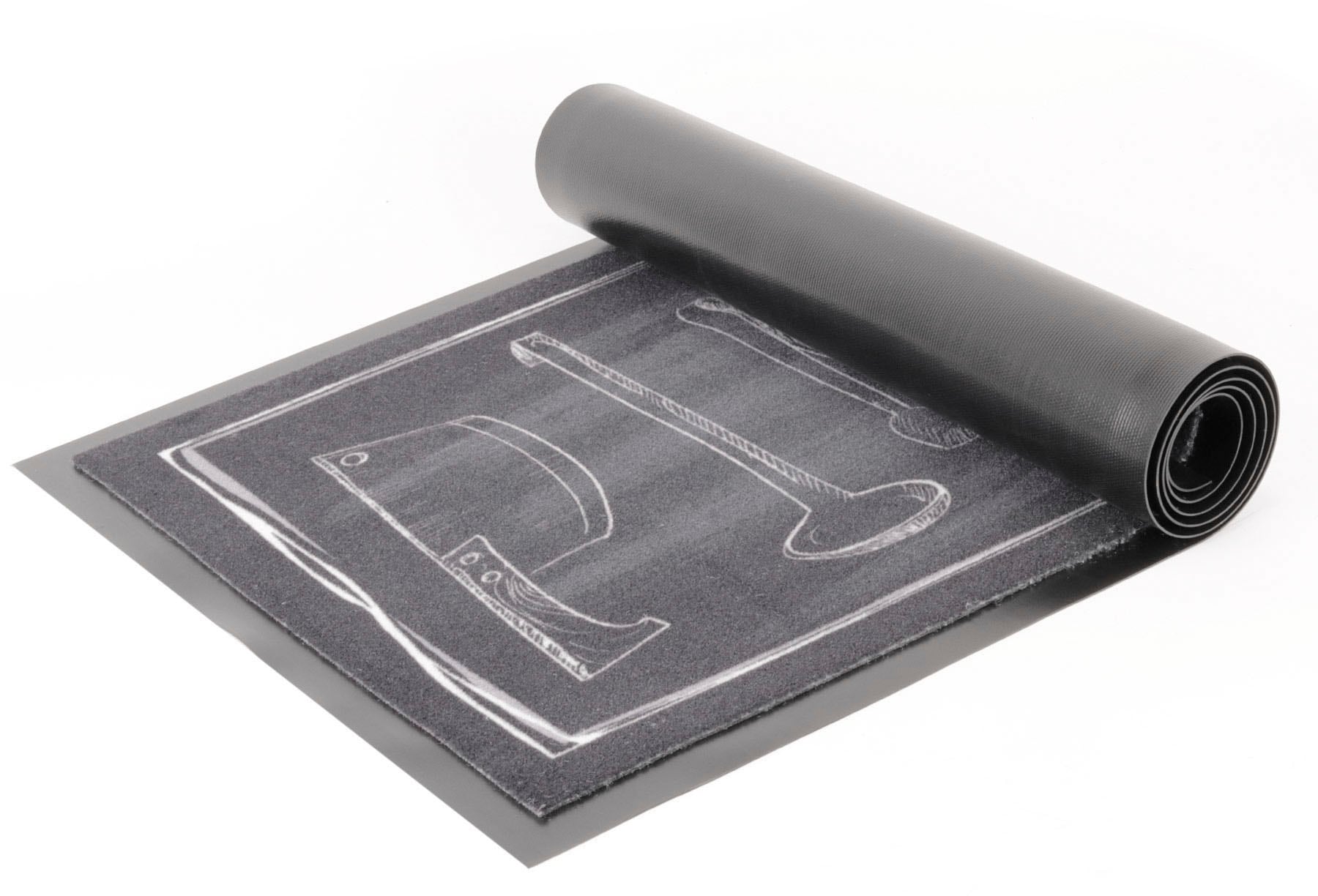 Primaflor-Ideen in Textil Küchenläufer »KITCHEN TOOLS«, rechteckig, 6,5 mm Höhe, Motiv Küchenutensilien, rutschhemmend, waschbar, Küche