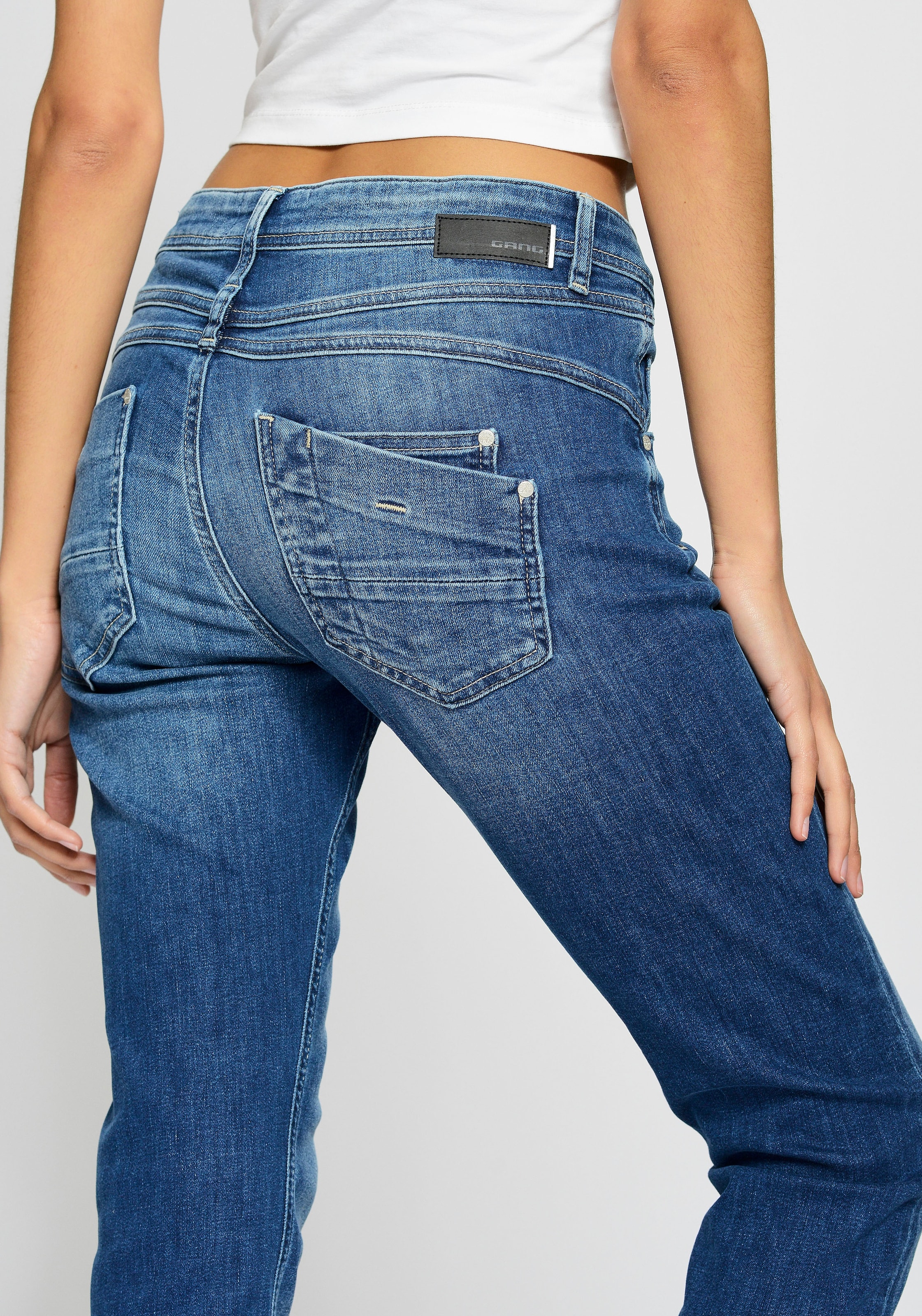 GANG Relax-fit-Jeans »94Amelie Relaxed Fit«, mit BAUR | Used-Effekten bestellen