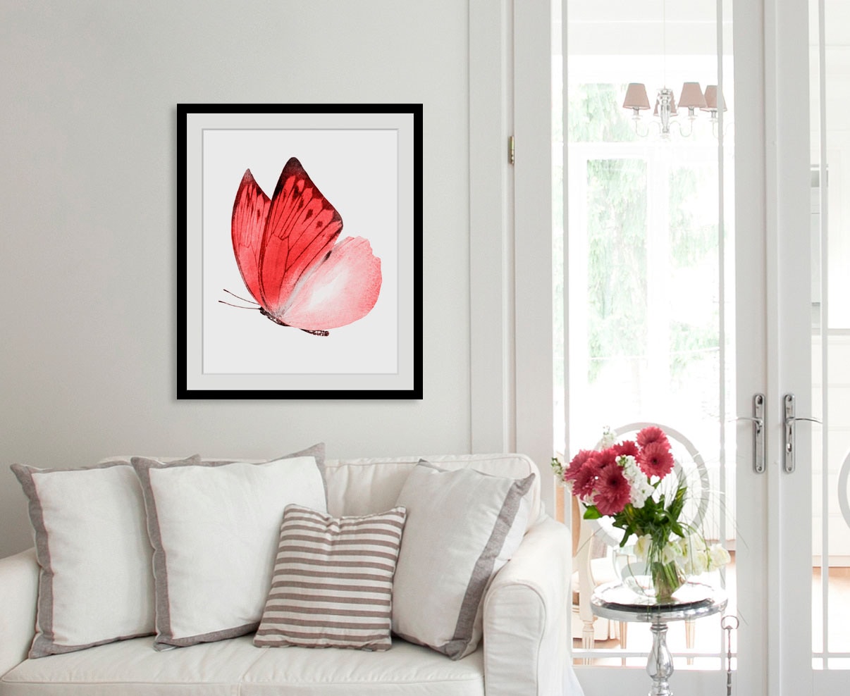 queence Bild "Liana", Schmetterlinge-Kunst-Insekten, (1 St.), HD Premium Po günstig online kaufen