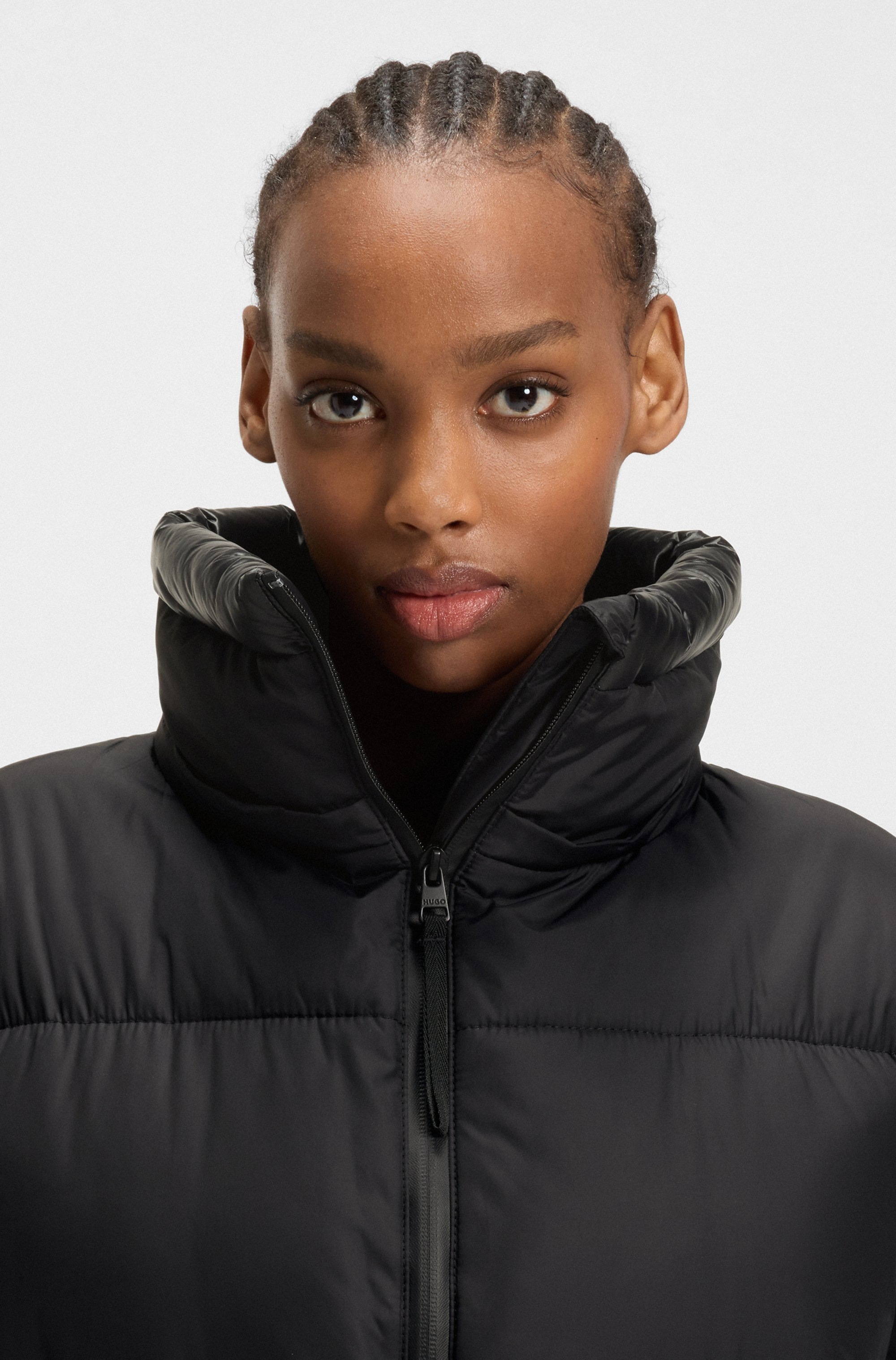 Thumbnail - HUGO Blue Parka "Faridali" mit Kapuze im Relaxed Fit, mit Kapuze