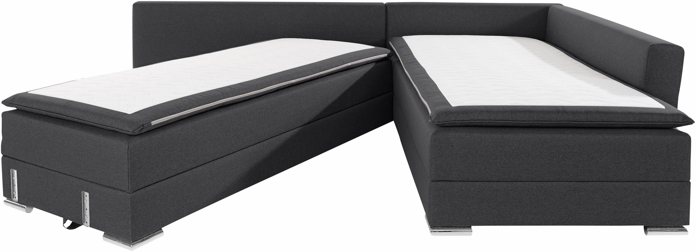 INOSIGN Ecksofa »Night & Day L-Form«, mit Boxspring Bettfunktion 180x200 cm, Dauerschläfer