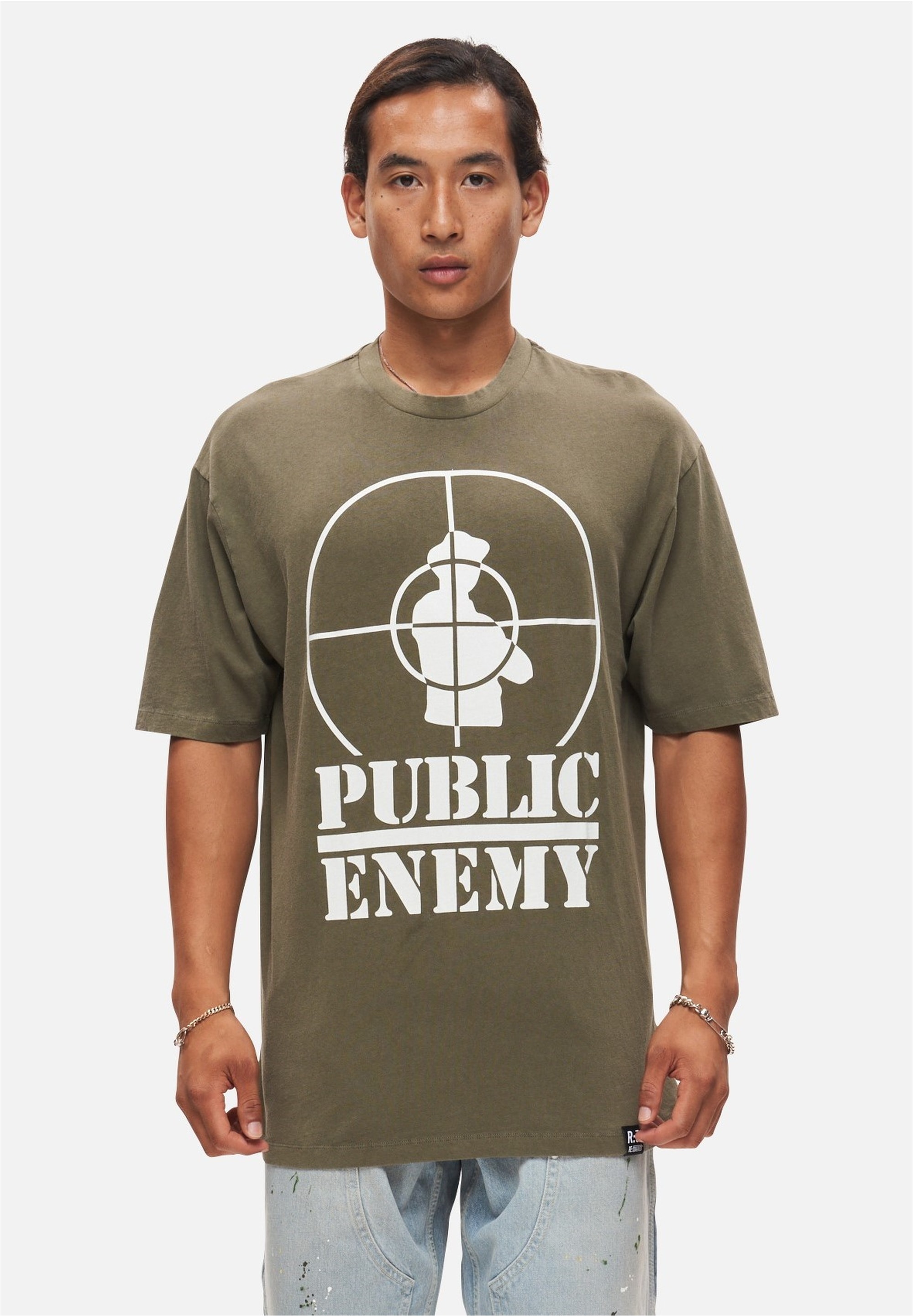 Recovered T-Shirt "Public Enemy Tonal Target", 1 Stk. mit angesagtem Public günstig online kaufen