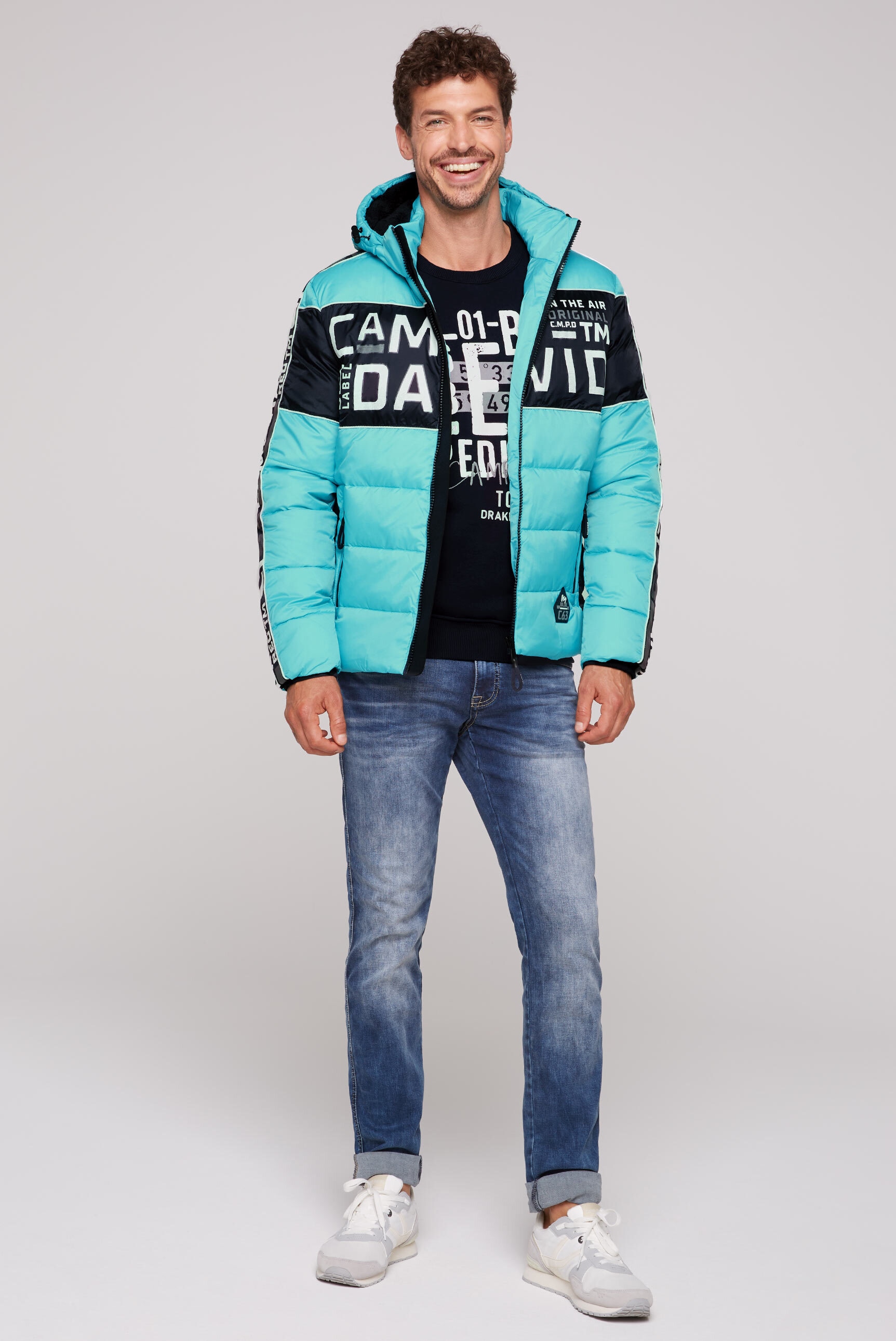 CAMP DAVID Winterjacke, mit Kapuze, mit abtrennbarer Kapuze