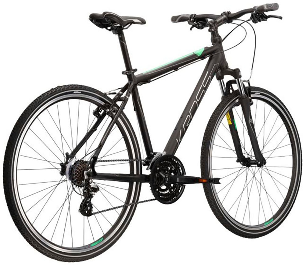 Kross Crossrad »KROSS Crossbike Evado 2.0 28" schwarz 21 Gänge«, 21 Gang, Shimano, Tourney Schaltwerk, Kettenschaltung