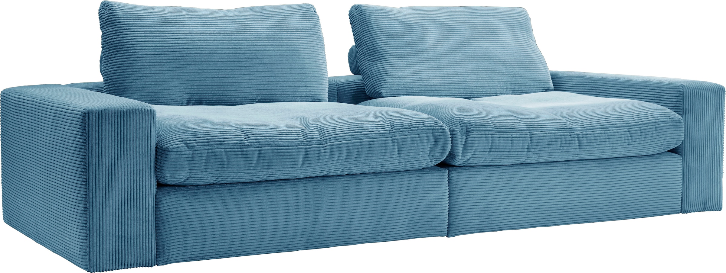 alina Big-Sofa »Sandy«, 266 cm breit und 98 cm tief, in modernem Cordstoff