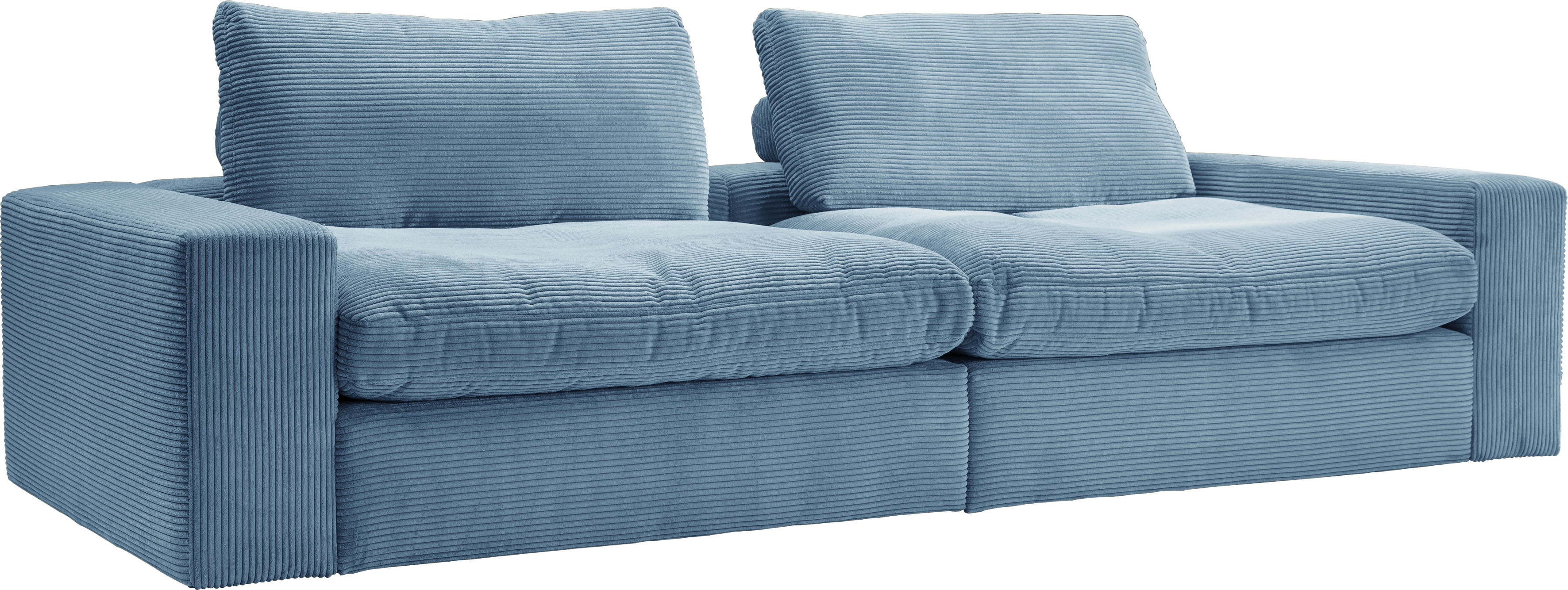 Thumbnail - alina Big-Sofa "Sandy", mit losen Sitz und Rückenkissen, in modernem Cordstoff