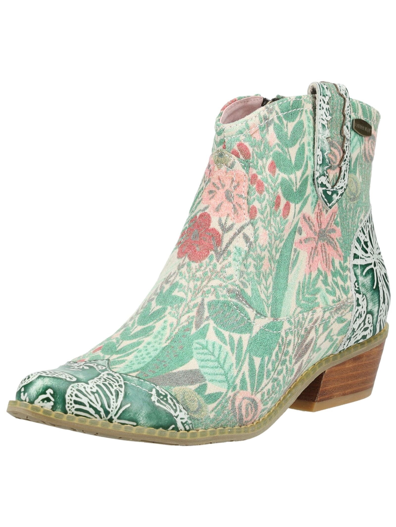 LAURA VITA Bikerboots »LAURA VITA Stiefelette Leder/Textil«