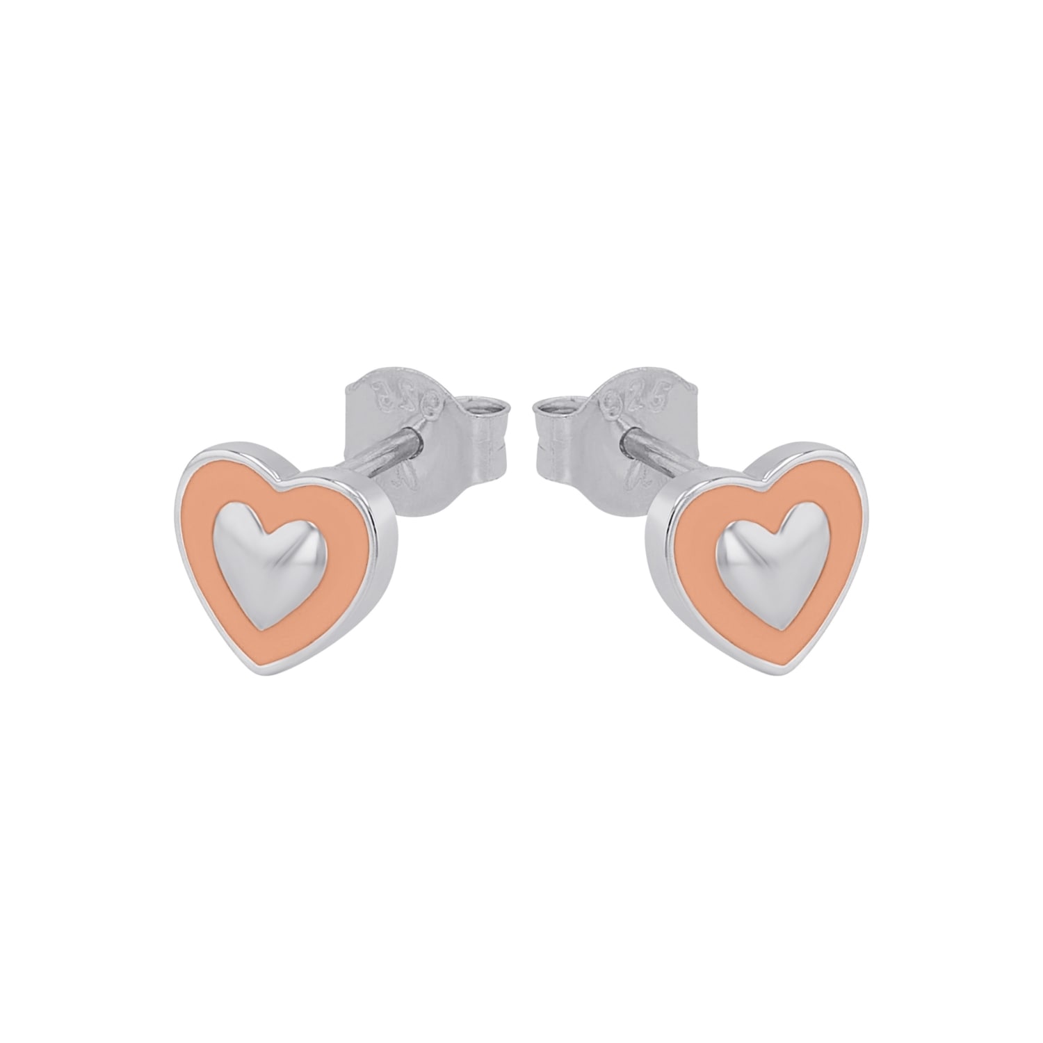Prinzessin Lillifee Paar Ohrstecker »Herzen, 2037935«, mit Emaille
