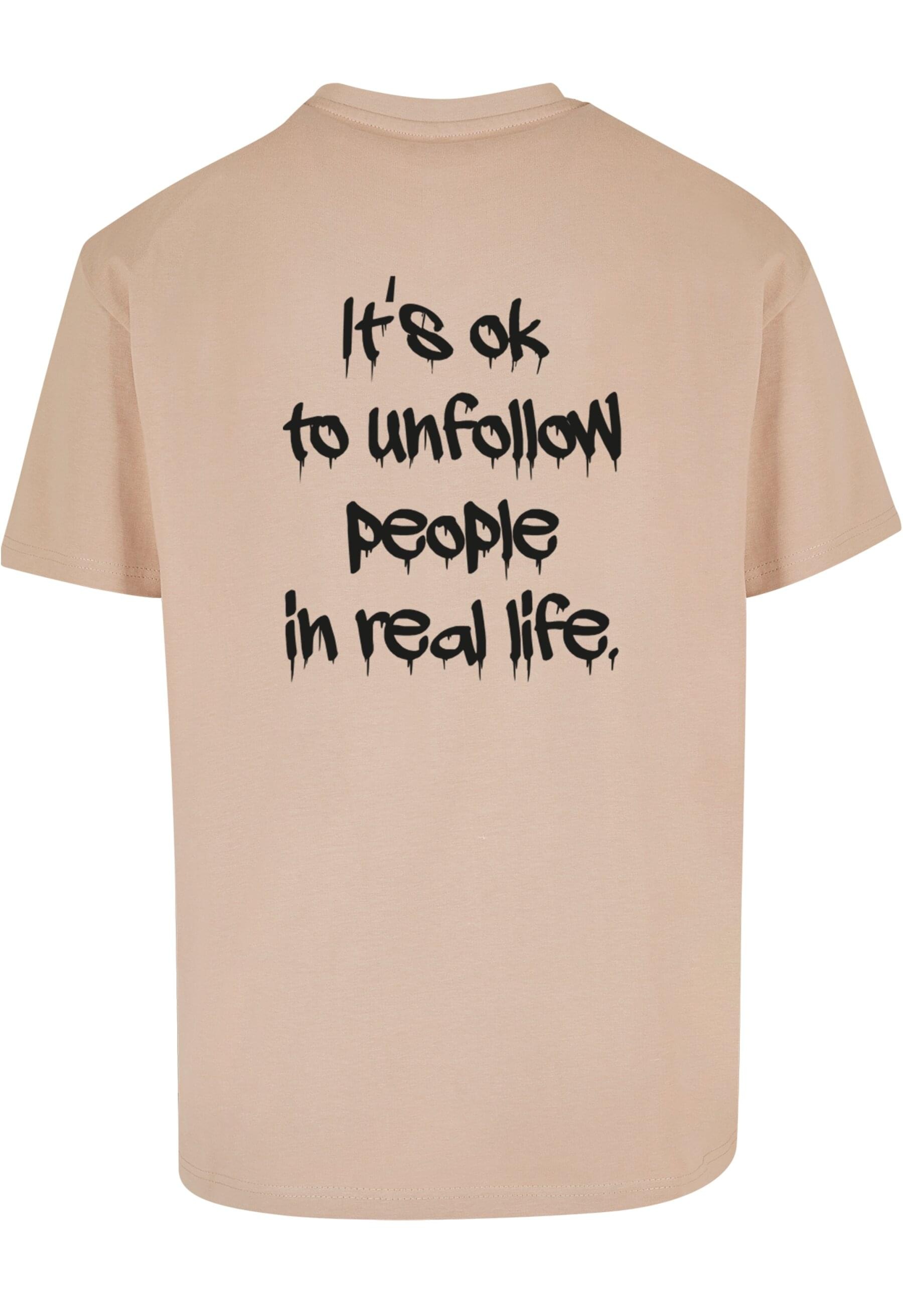 Merchcode T-Shirt "Merchcode Herren Unfollow front X Oversize Tee", (1 tlg. günstig online kaufen