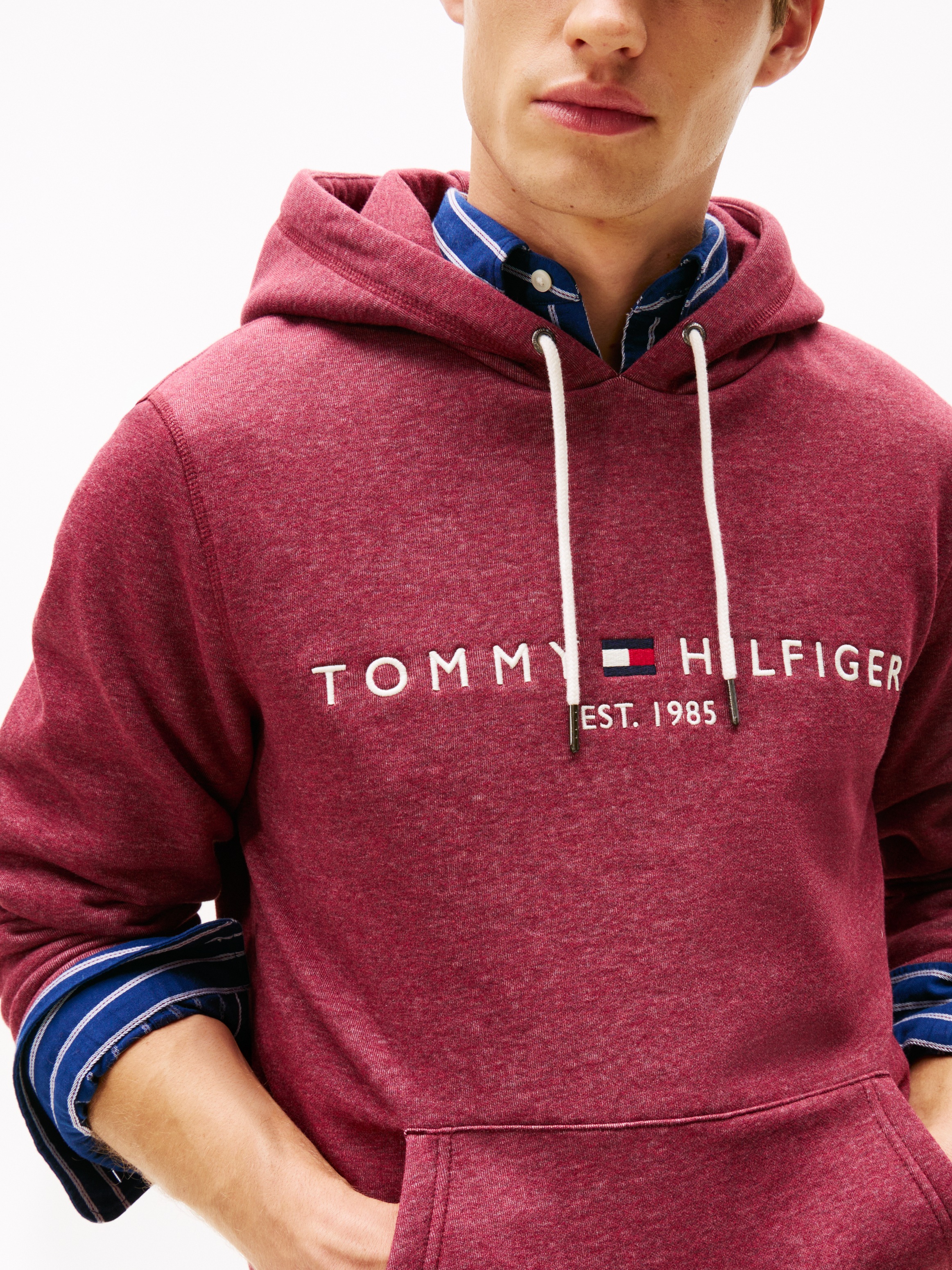 Tommy Hilfiger Kapuzensweatshirt "TOMMY LOGO HOODY", mit Kapuze und Känguru günstig online kaufen