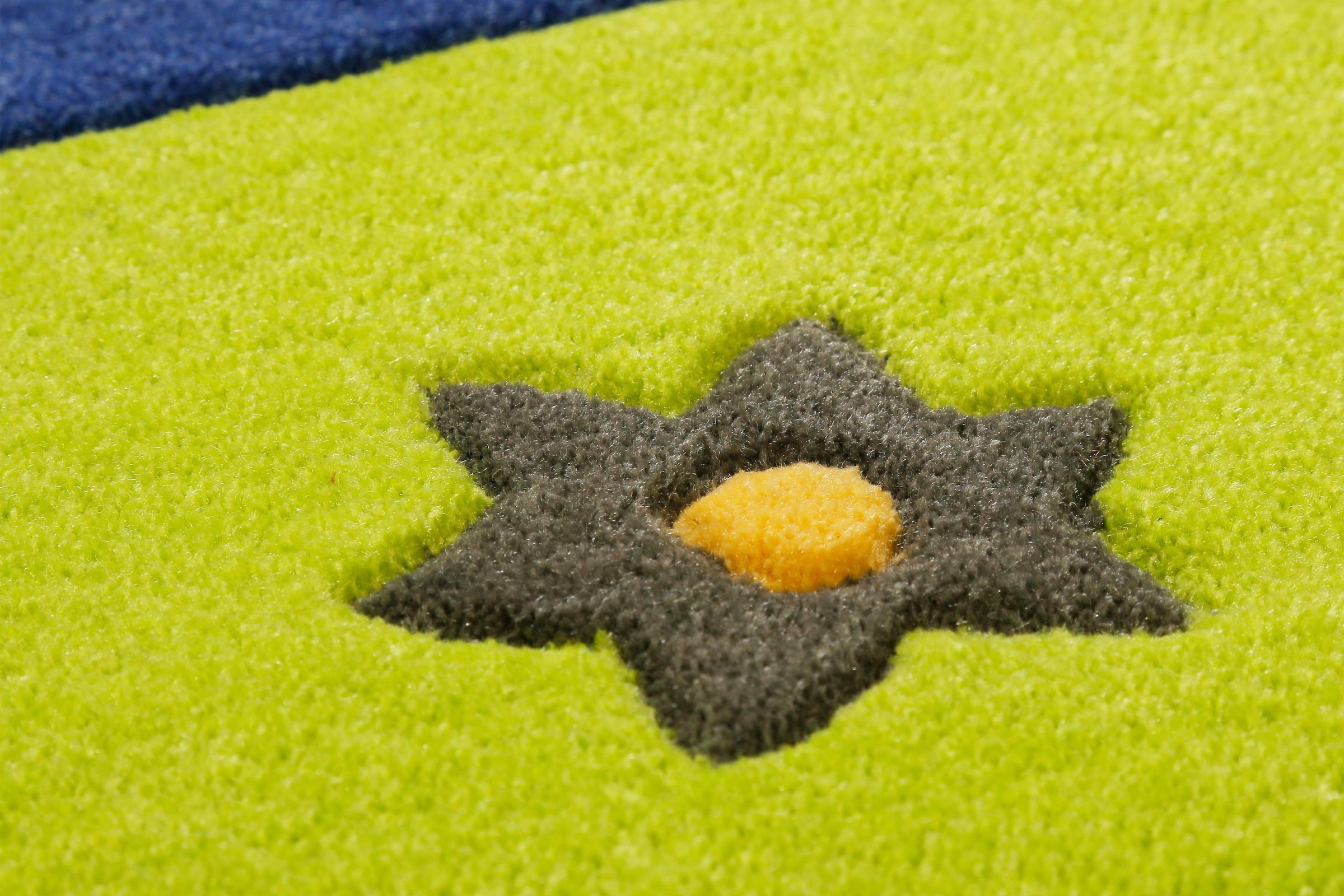 SMART KIDS Kinderteppich »Villa Villakulla«, rechteckig, 9 mm Höhe, Spielteppich Stadt, Konturenschnitt