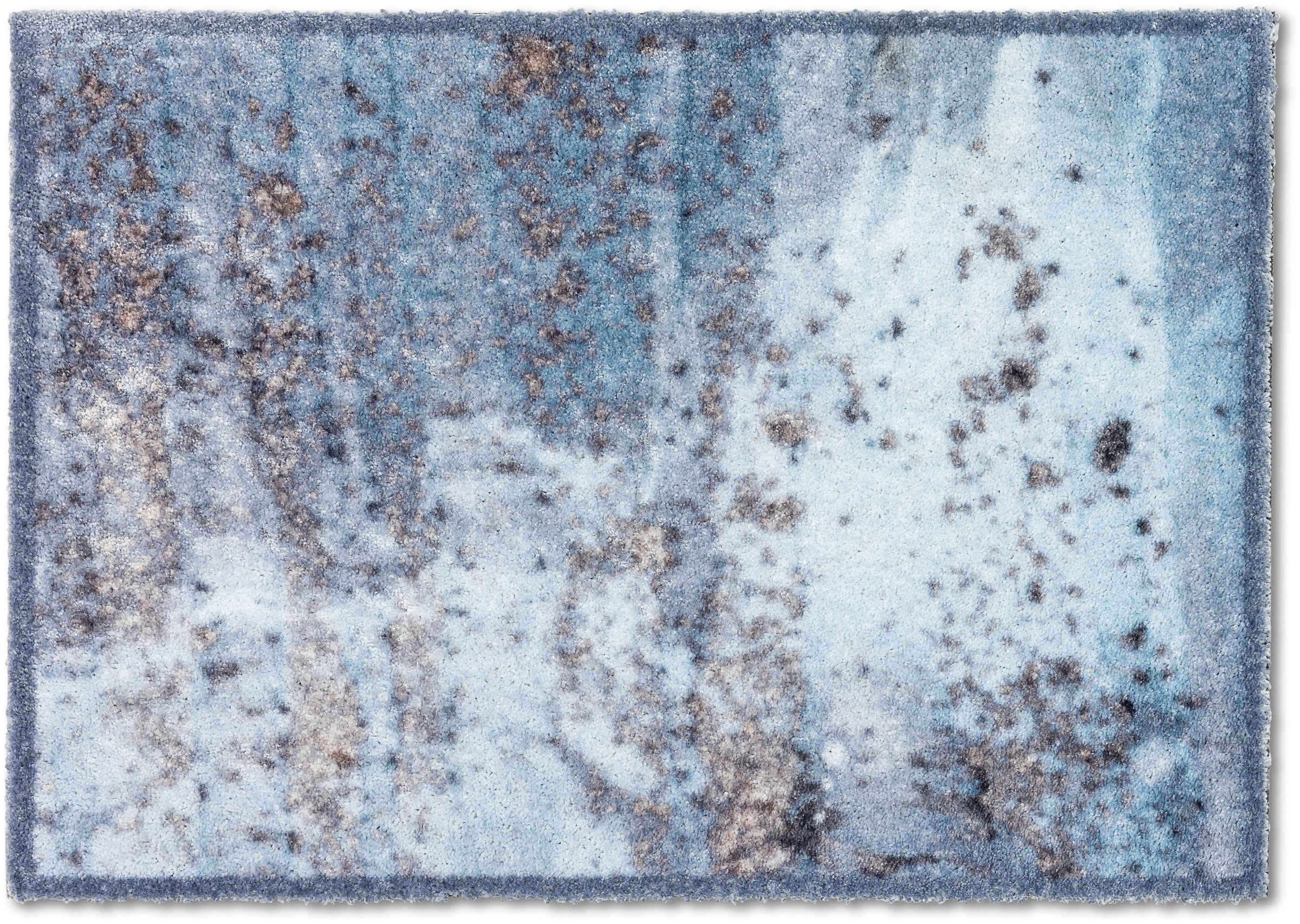 Fußmatte ASTRA "Pure & Soft" Gr. 15, blau (hellblau), B:50cm H:7mm L:70cm, Kunstfaser, Teppiche, Fußmatte, Schmutzfangmatte, waschbar