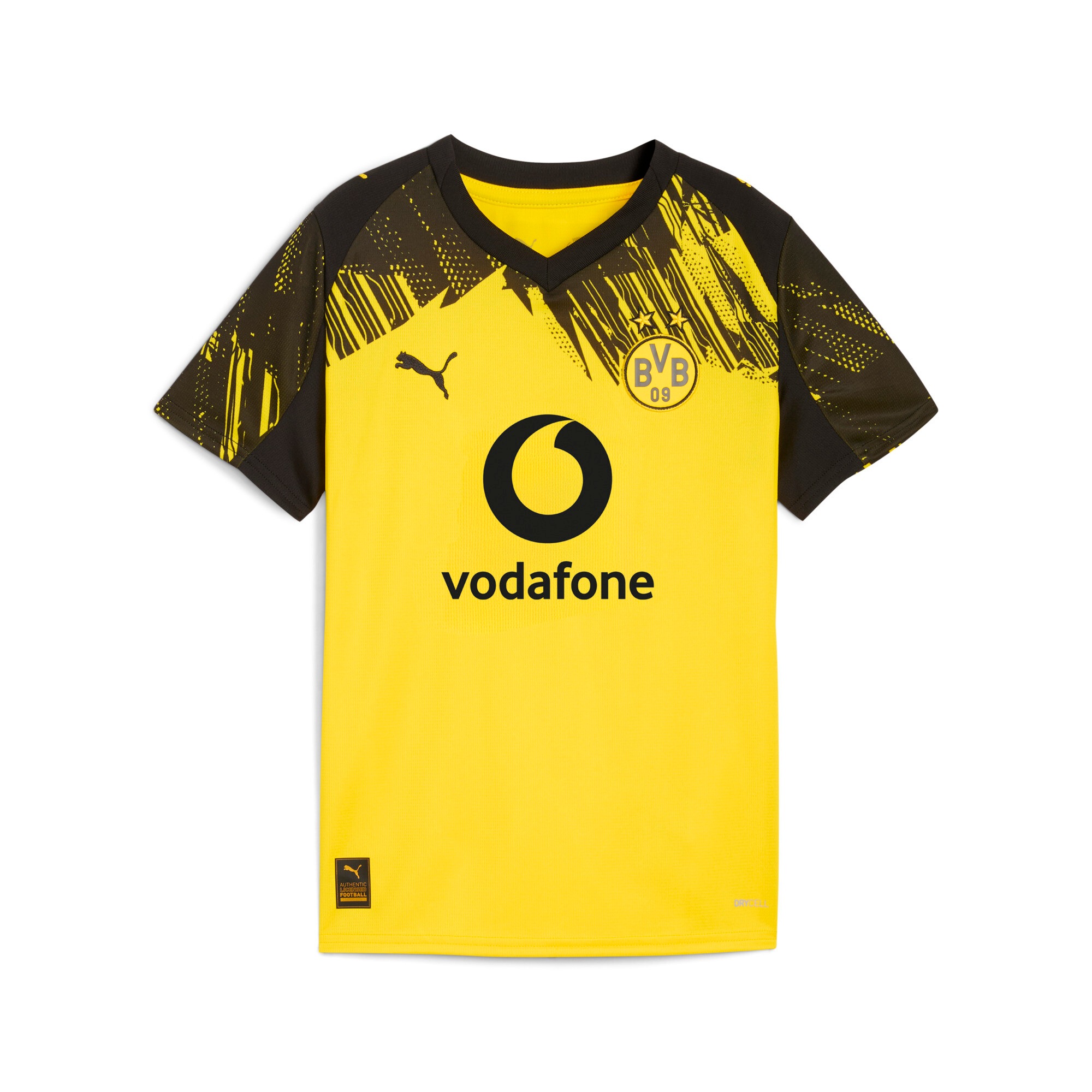 PUMA Fußballtrikot »BVB HOME JERSEY REPLICA JR WITH SPONSOR« für Fußball, aus Polyester, ohne Kapuze, sportlicher Stil