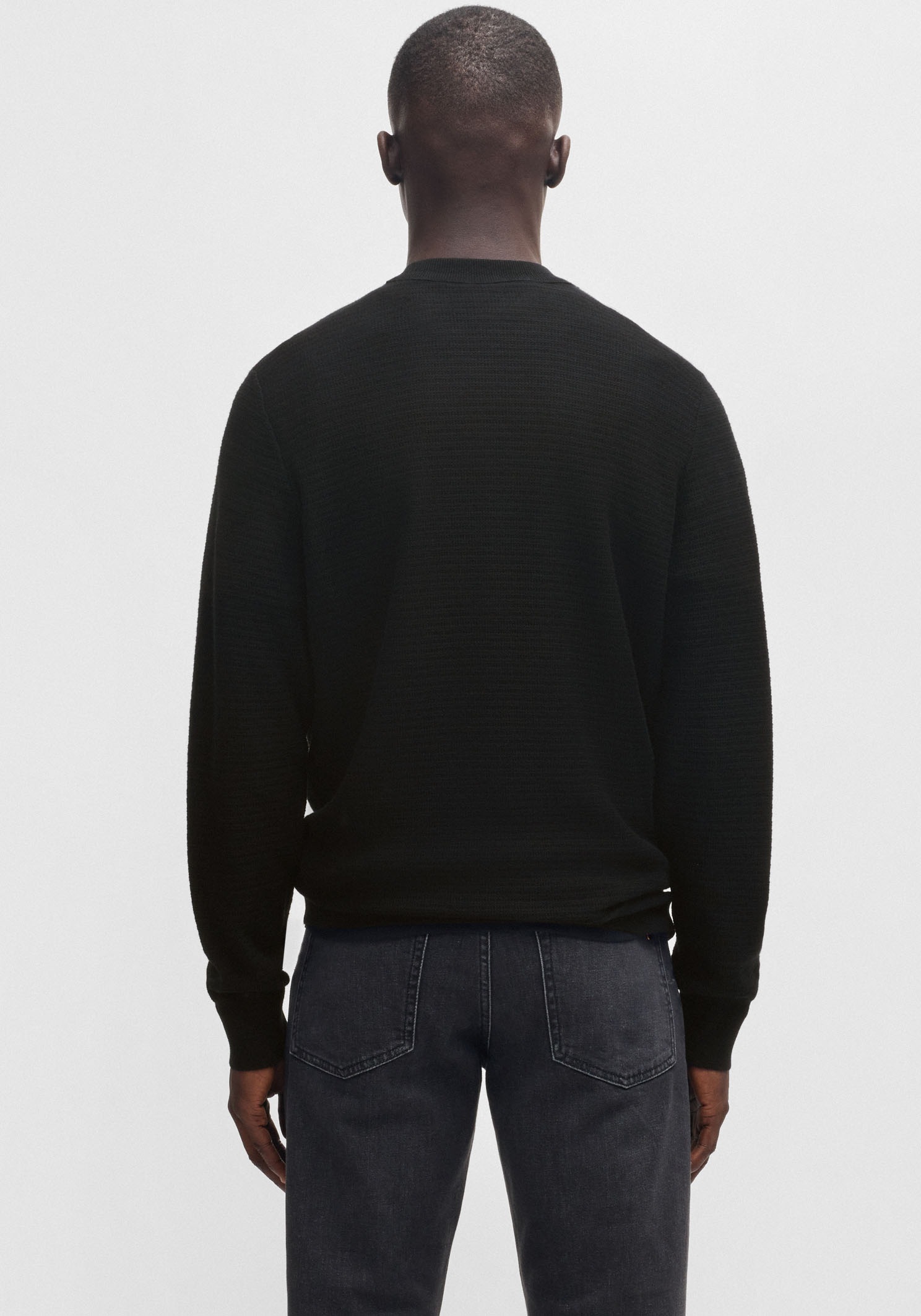 BOSS ORANGE Strickpullover "Anion", mit BOSS-Badge günstig online kaufen