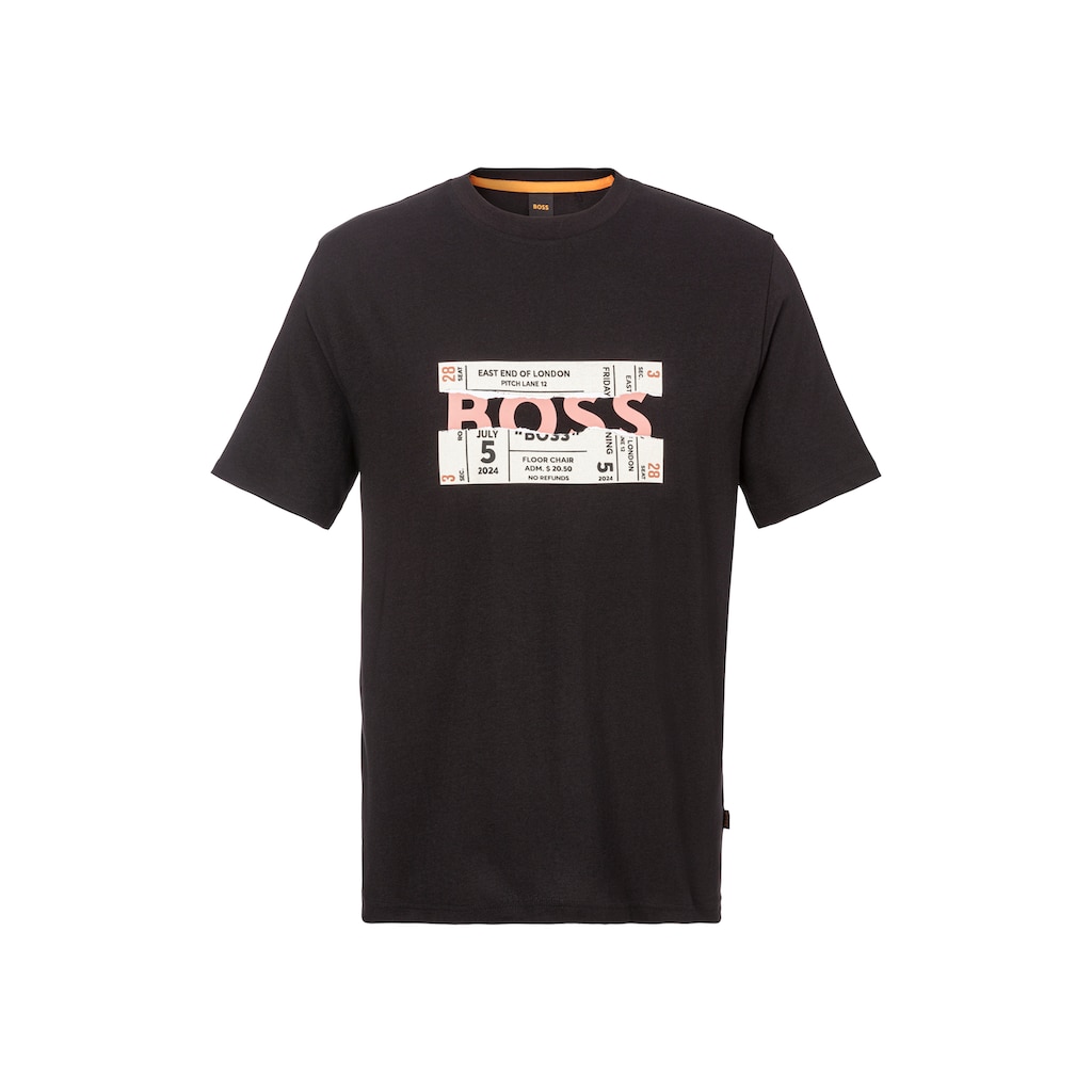 BOSS ORANGE T-Shirt »Te_BossTicket«, mit Druck