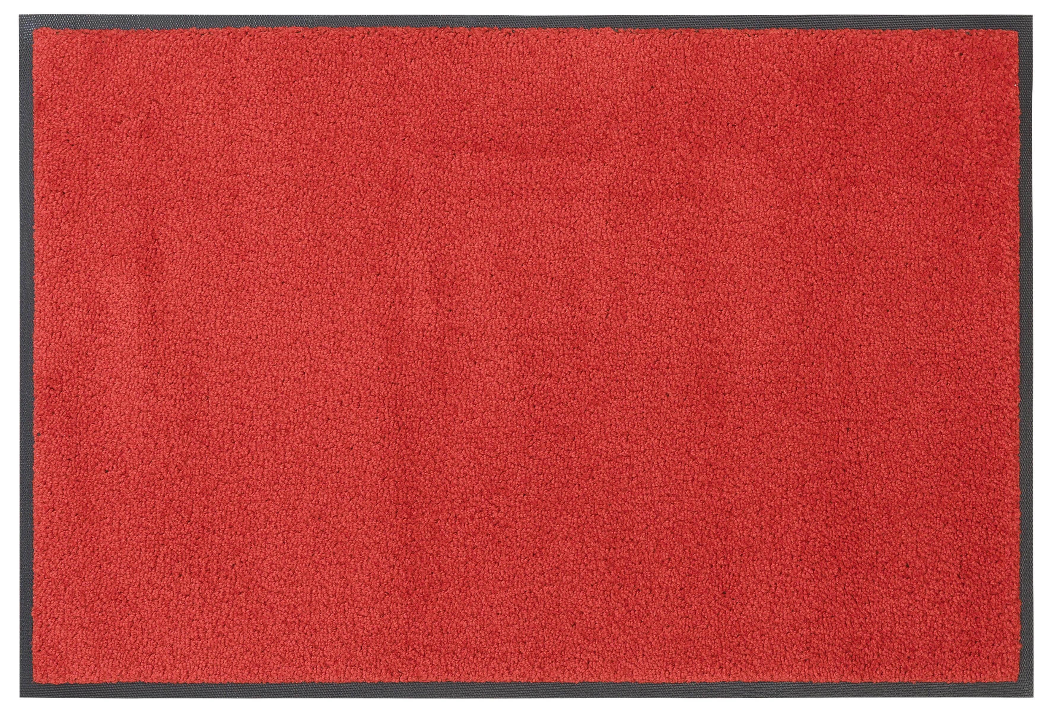 OTTO home Fußmatte "Lavea" rechteckig 9 mm Höhe Schmutzfangmatte, Uni-Farben, In- und Outdoor-Teppich, waschbar
