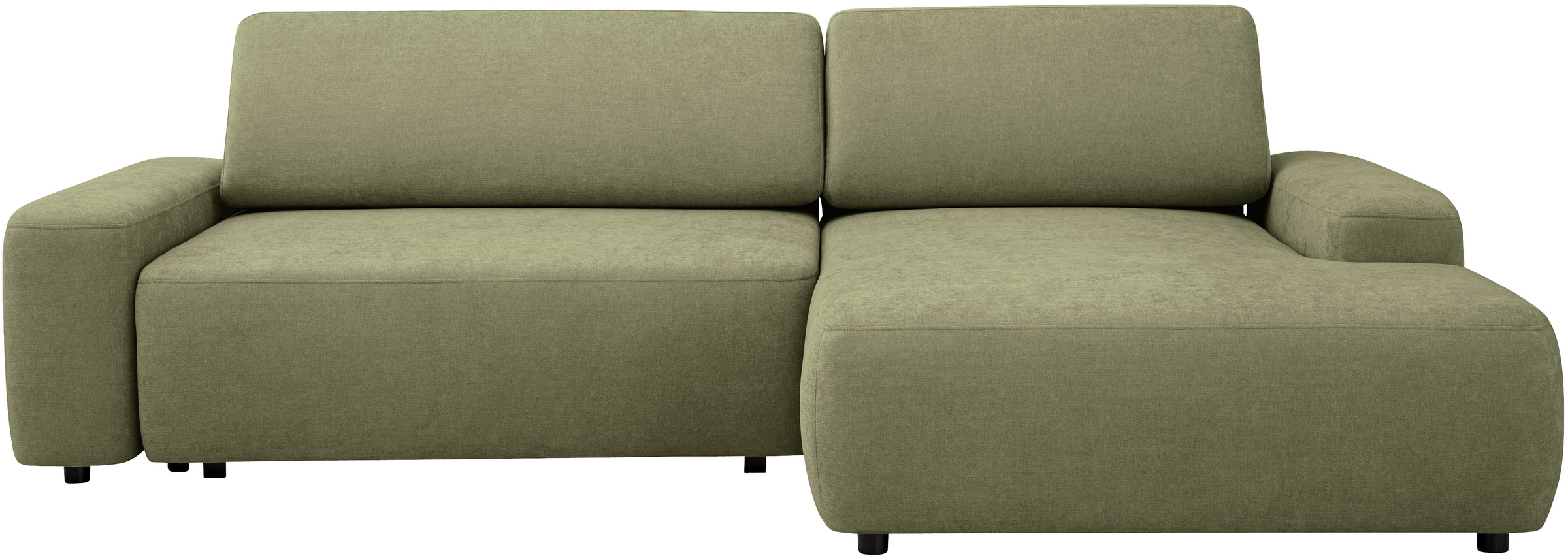 INOSIGN Ecksofa "TORGE (264cm), Schlafsofa in Cord, Samtvelours o Struktur günstig online kaufen