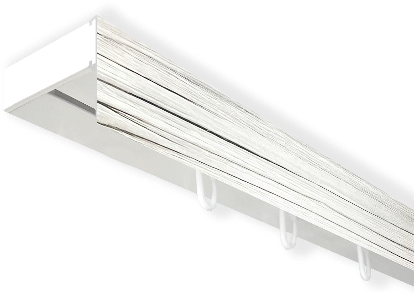 SN DECO GROUP "Vorhangschiene SH mit Blende" 1 läufig-läufig Fixmaß