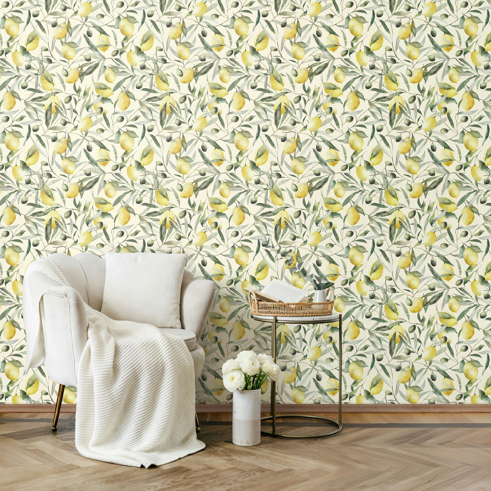Marburg Vliestapete "Sund Marble" floral für Wohnzimmer Schlafzimmer Küche