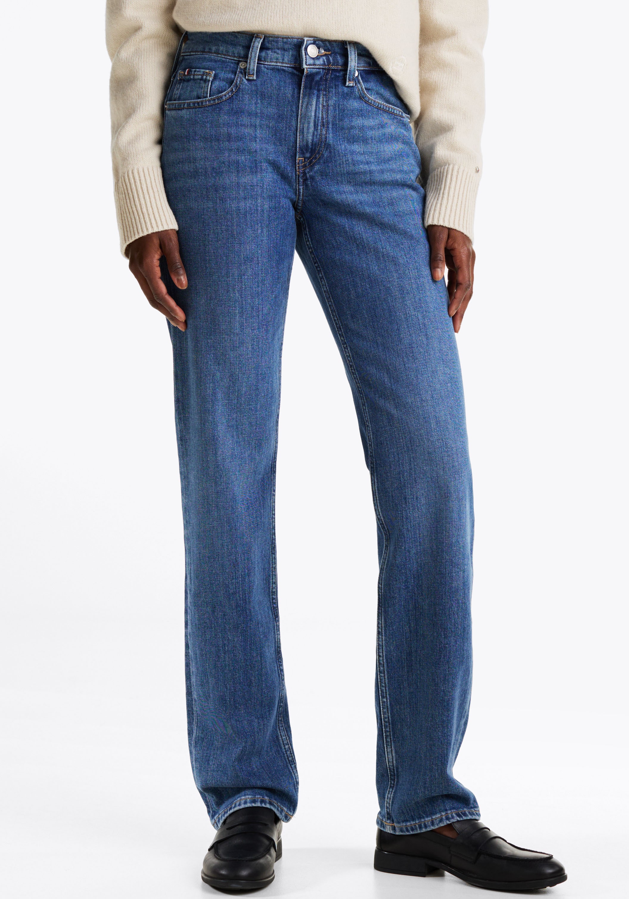 Tommy Hilfiger Straight-Jeans "CLASSIC STRAIGHT" mit figurbetontem Sitz günstig online kaufen