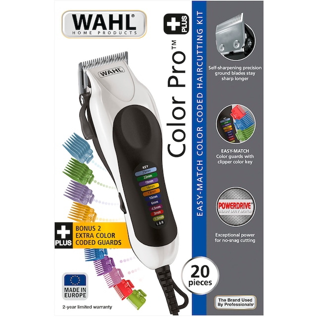 Wahl Haarschneider »Color Pro Plus 20104.0460«, Netz-Haarschneiderset | BAUR