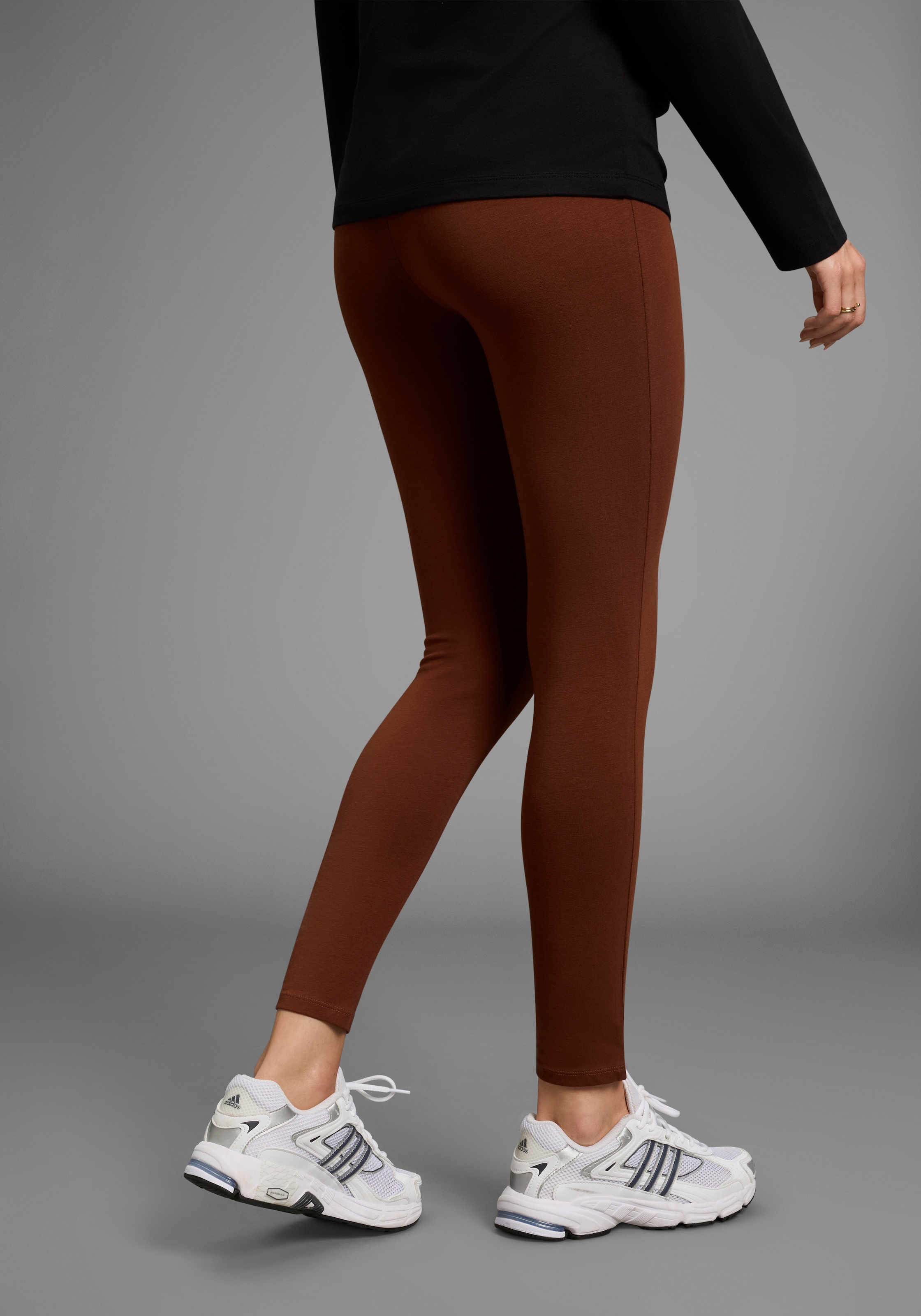 Neun Monate Umstandshose »2 Stück Umstands-Hosen für Schwangerschaft und Stillzeit«, (Packung, 2 tlg.), 2er Pack Leggings für Schwangerschaft & Stillzeit