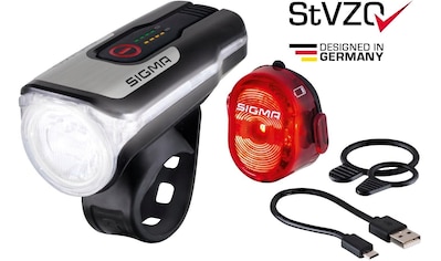 SIGMA SPORT Fahrradbeleuchtung »AURA 80 USB / NUGGET II K-Set«, (2) kaufen