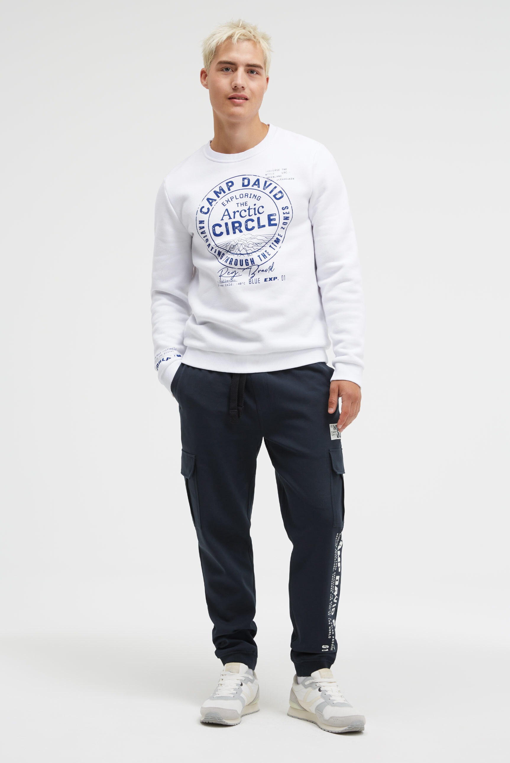 Thumbnail - CAMP DAVID Sweater, mit weicher Innenseite