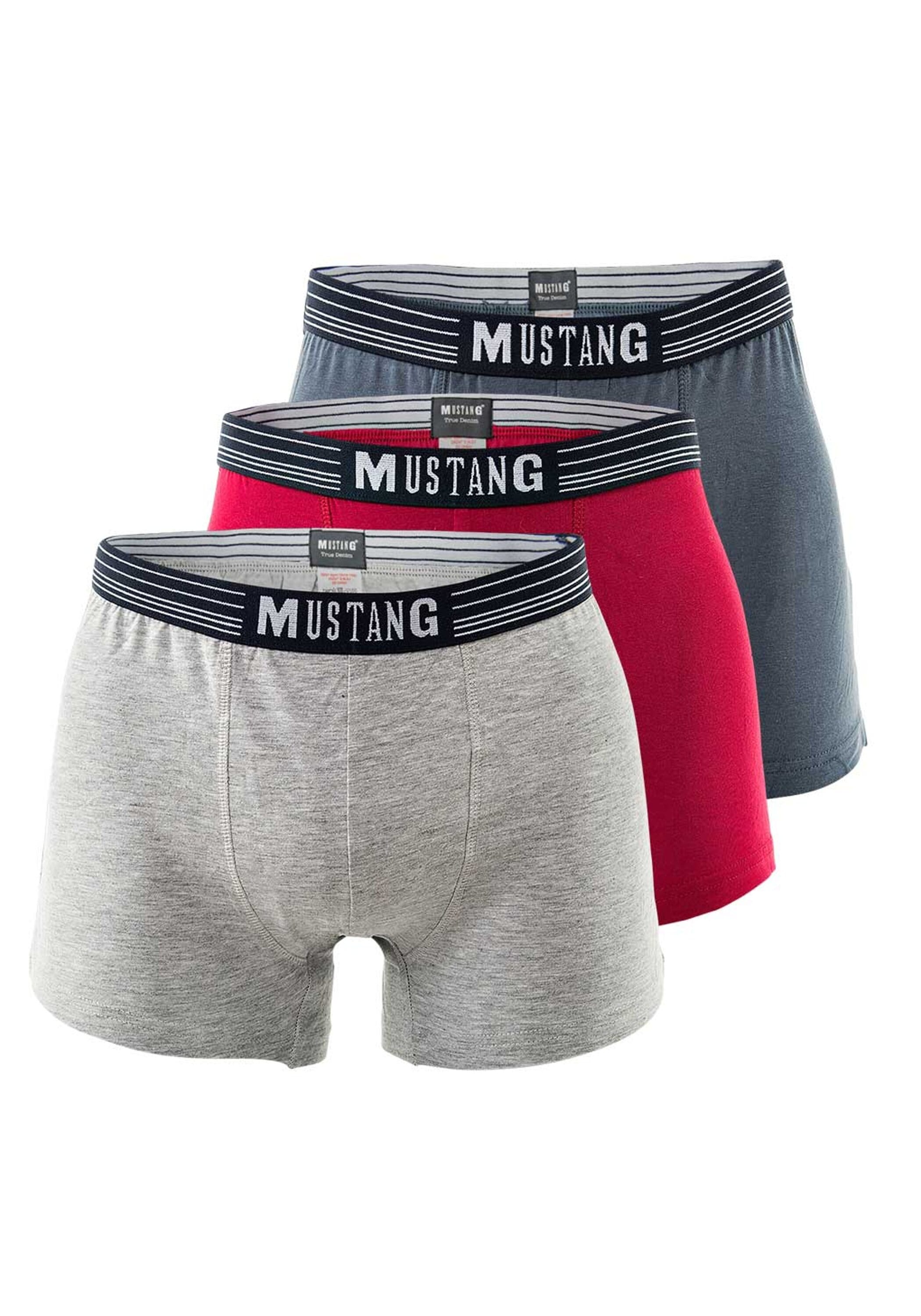 MUSTANG Boxershorts "Boxershort 3er Pack" günstig online kaufen