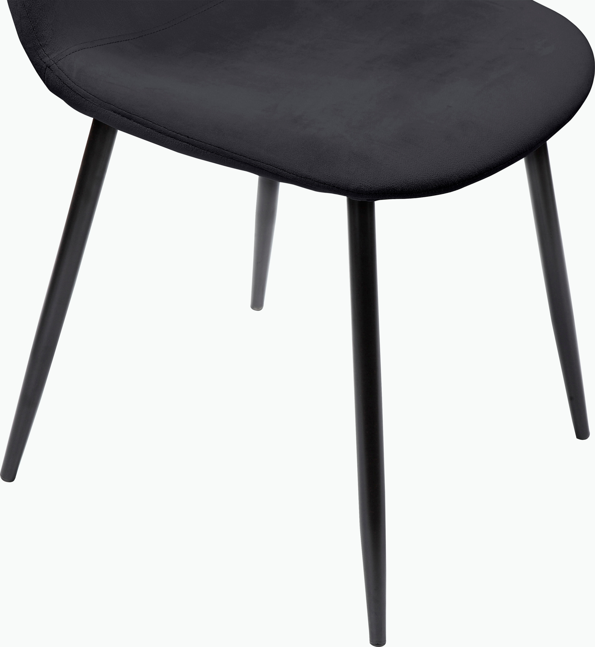 Leonique Essgruppe »Eadwine, TOPSELLER! Tisch plus 4 Stühle, Sitzgruppe«, (Set, 5 tlg., Esstisch plus 4 Esszimmerstühle), bestehend aus Esstisch 160 cm und 4 Esszimmerstühlen, Polsterstühlen