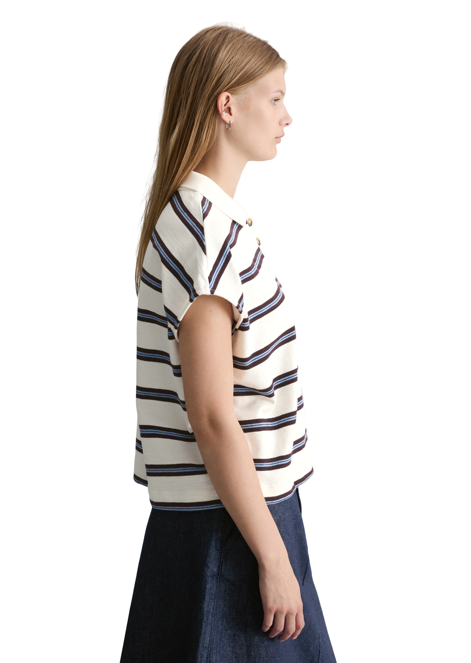 Marc O'Polo DENIM Poloshirt »aus schwerem Single Jersey«