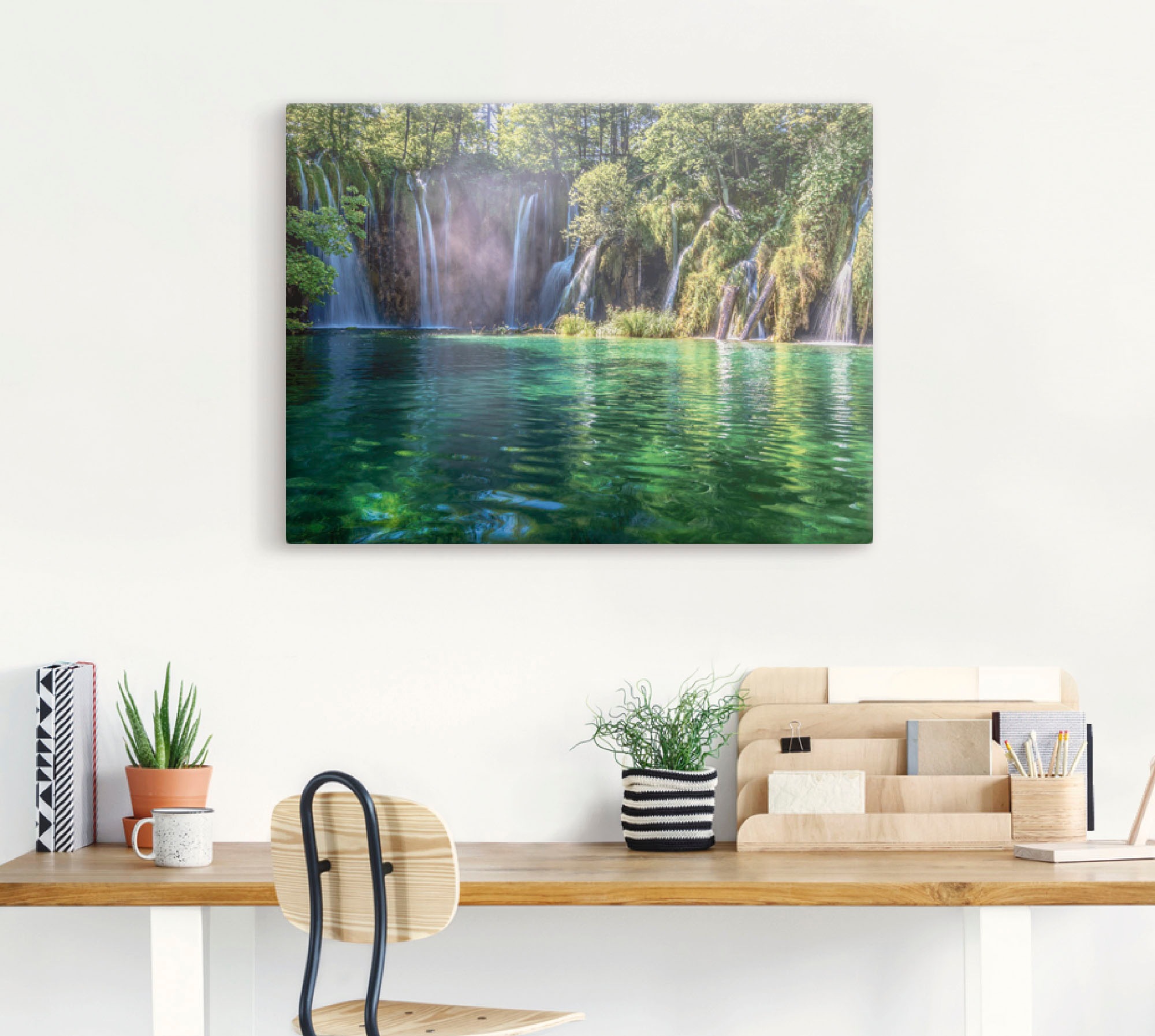 Artland Leinwandbild "Kroatiens Märchenwelt" Gewässer 1 Stk. tlg. auf Holzr günstig online kaufen