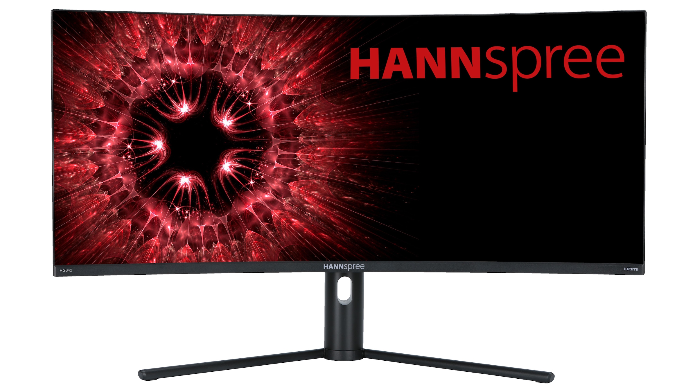 Hannspree Curved-Gaming-LED-Monitor »HG342PCB«, 86,4 cm/34 Zoll, 3440 x 1440 px, UWQHD, 1 ms Reaktionszeit, 144 Hz
