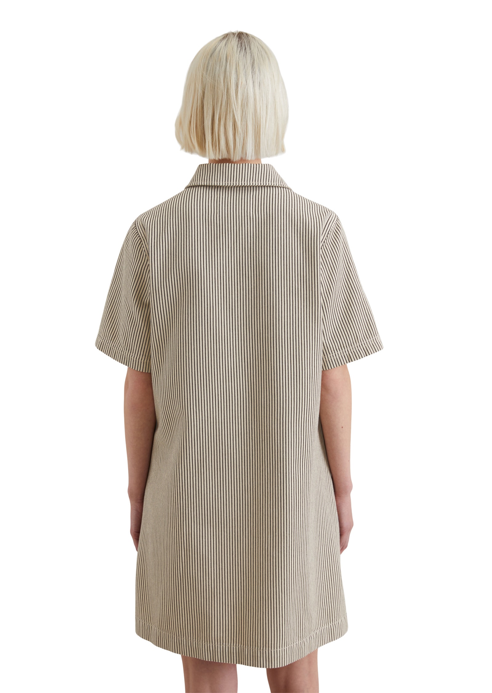 Marc O'Polo DENIM Jeanskleid »aus gestreiftem Organic Cotton«