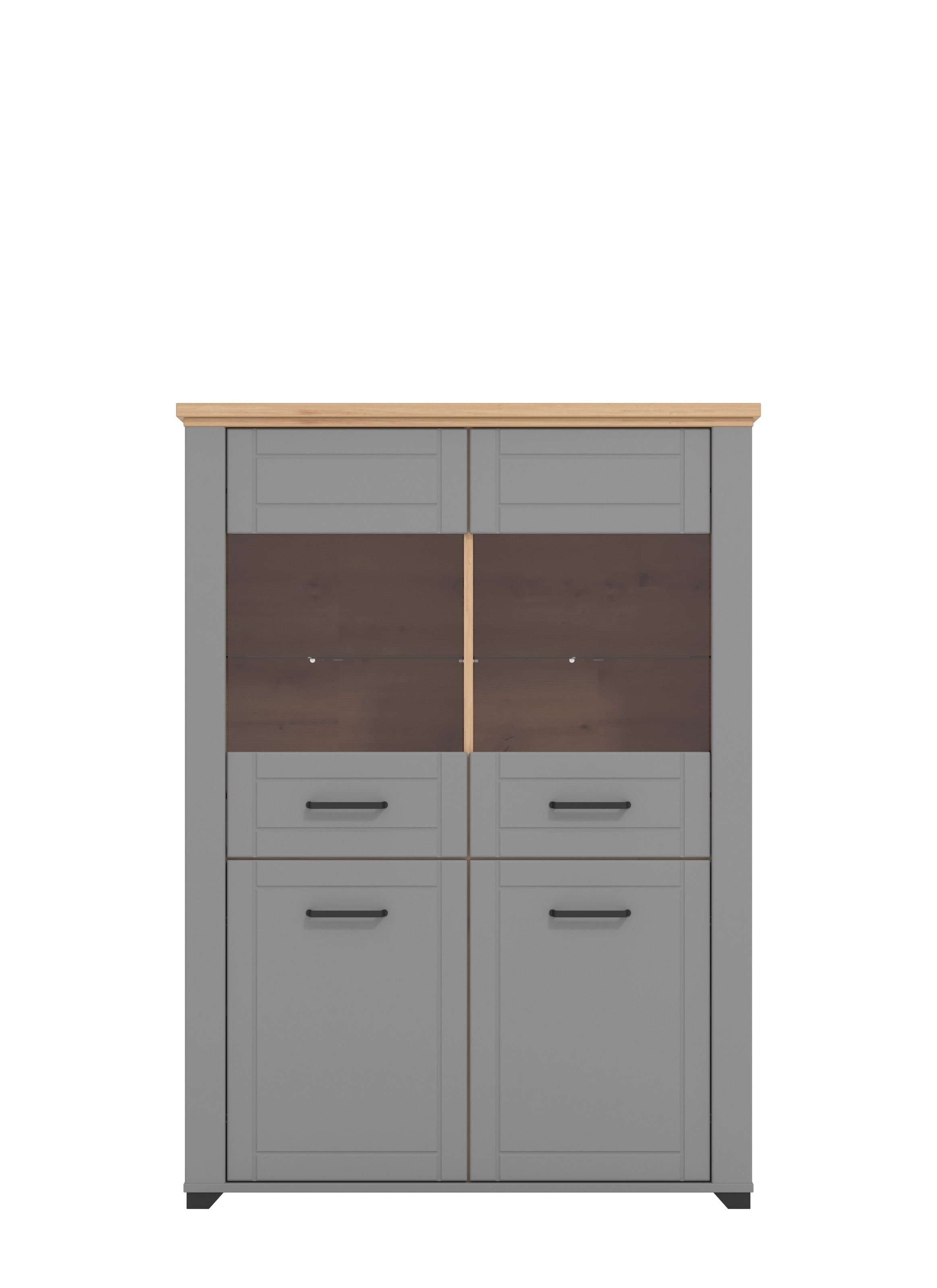 Home affaire Vitrine »Valencia«, 2 Türen mit 4mm-Sicherheitsglas, Breite 103,5 cm