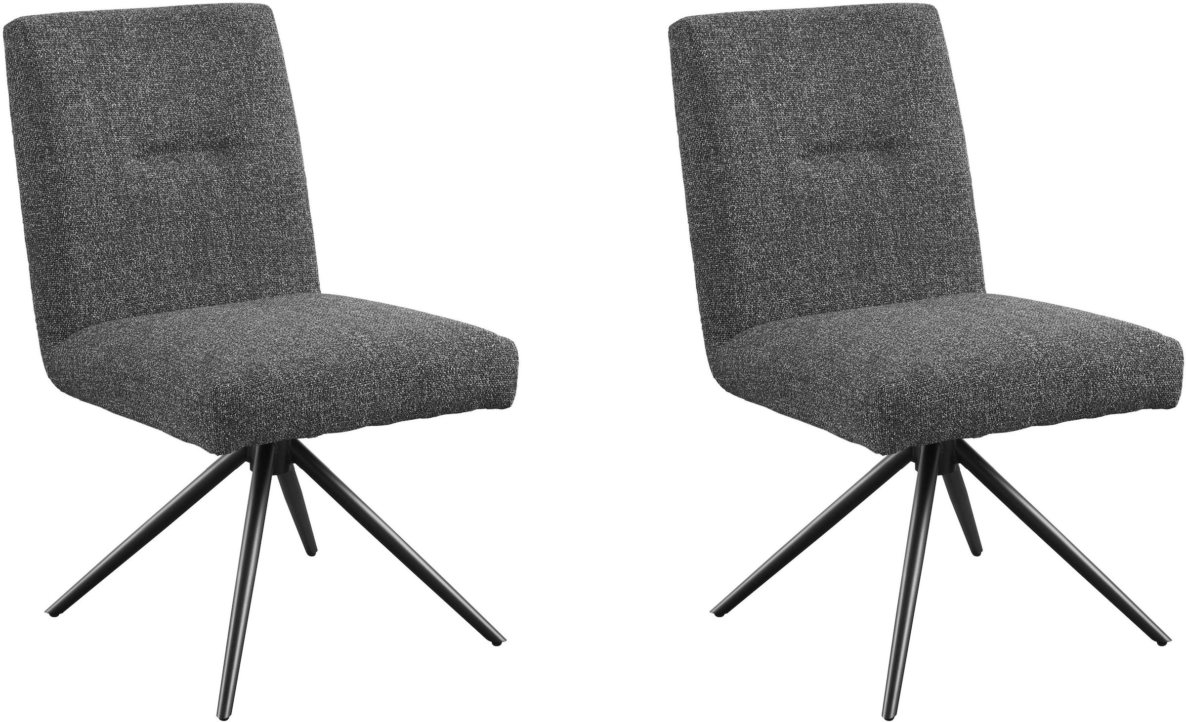 set one by Musterring Esszimmerstuhl "Tracy" () 2er-Set, Stativgestell schw günstig online kaufen