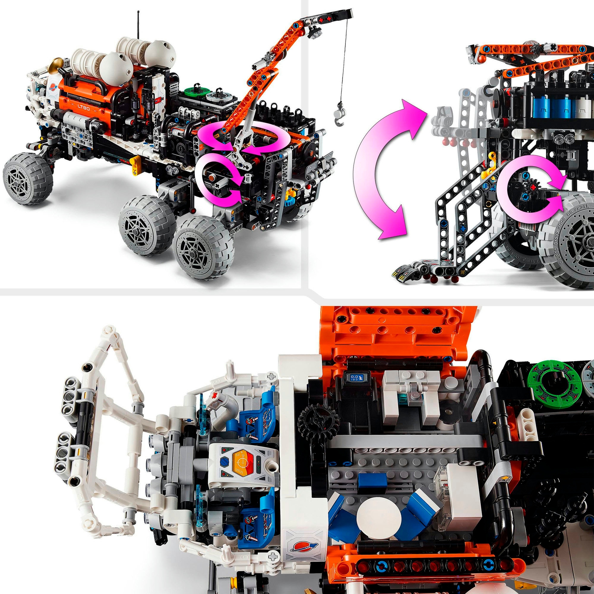 LEGO® Konstruktionsspielsteine »Mars Exploration Rover (42180), LEGO® Technic«, (1599 St.), Made in Europe