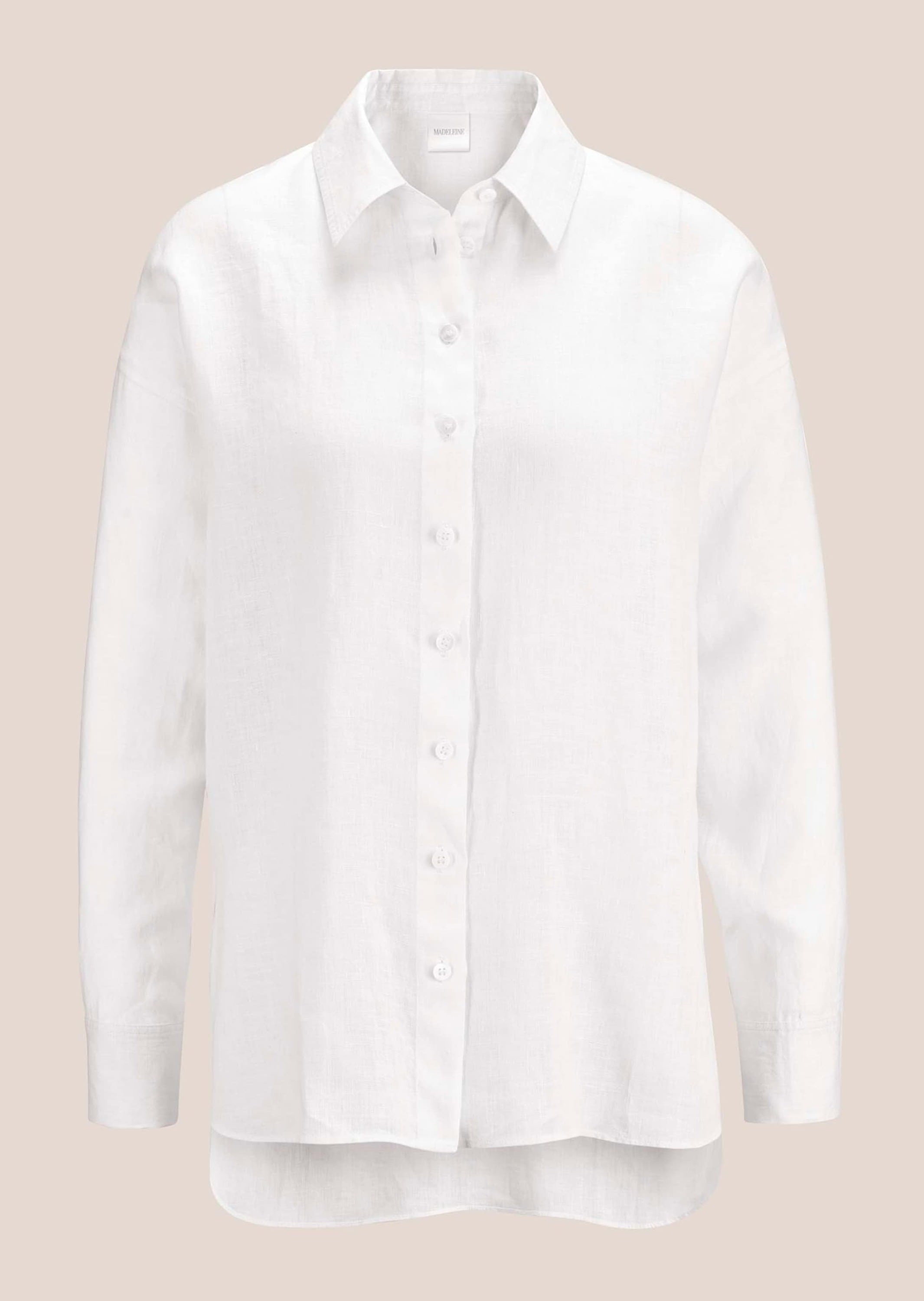 MADELEINE Hemdbluse "Hemd Leinenhemd im Oversize-Look" günstig online kaufen