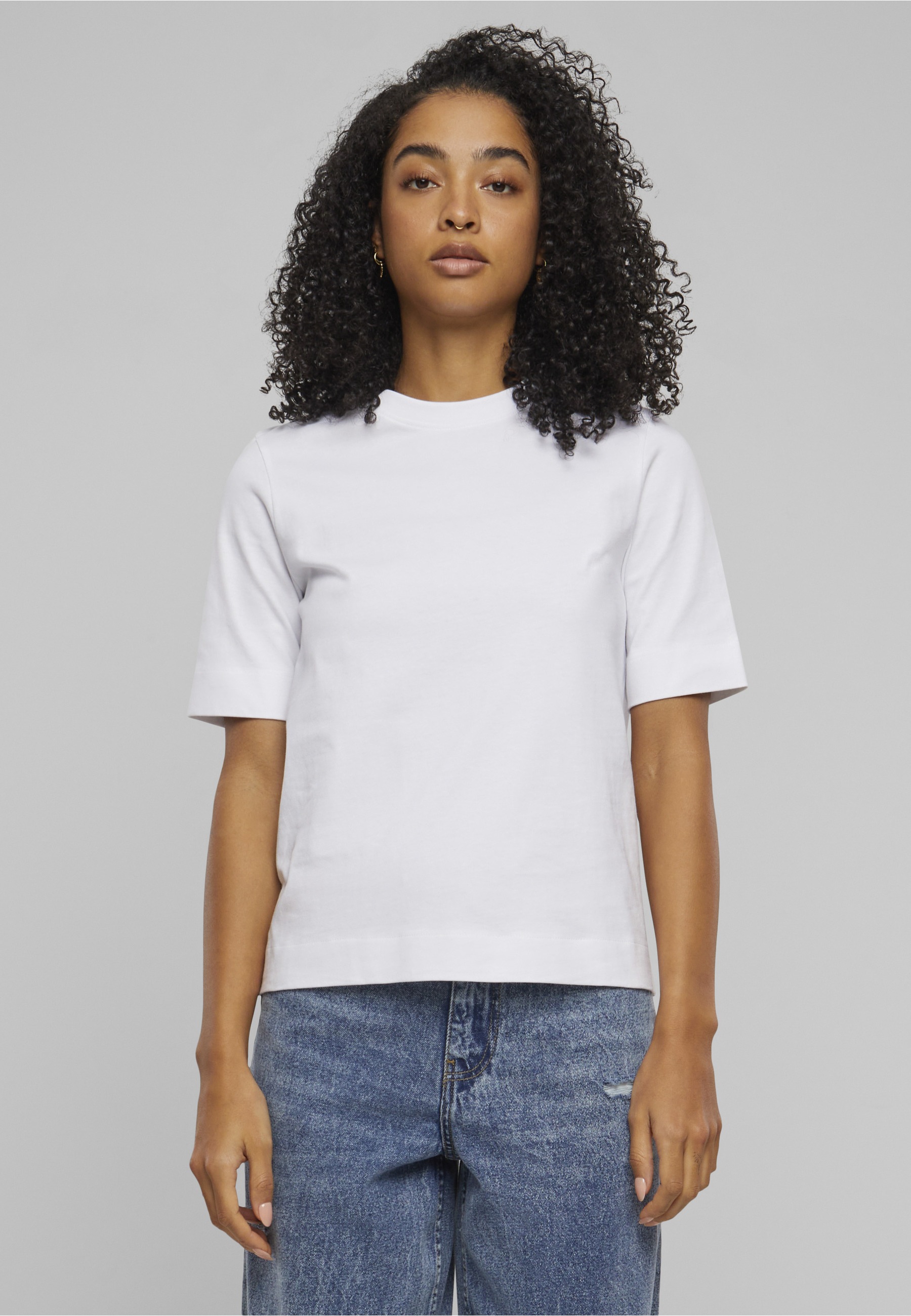 URBAN CLASSICS T-Shirt »Urban Classics Damen Ladies Classy Tee 2-Pack« 1 Stk.