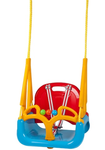 Babyschaukelsitz »DoReMi, rot«, 3in1; Babyschaukel, Schaukelsitz und Schaukelbrett in...