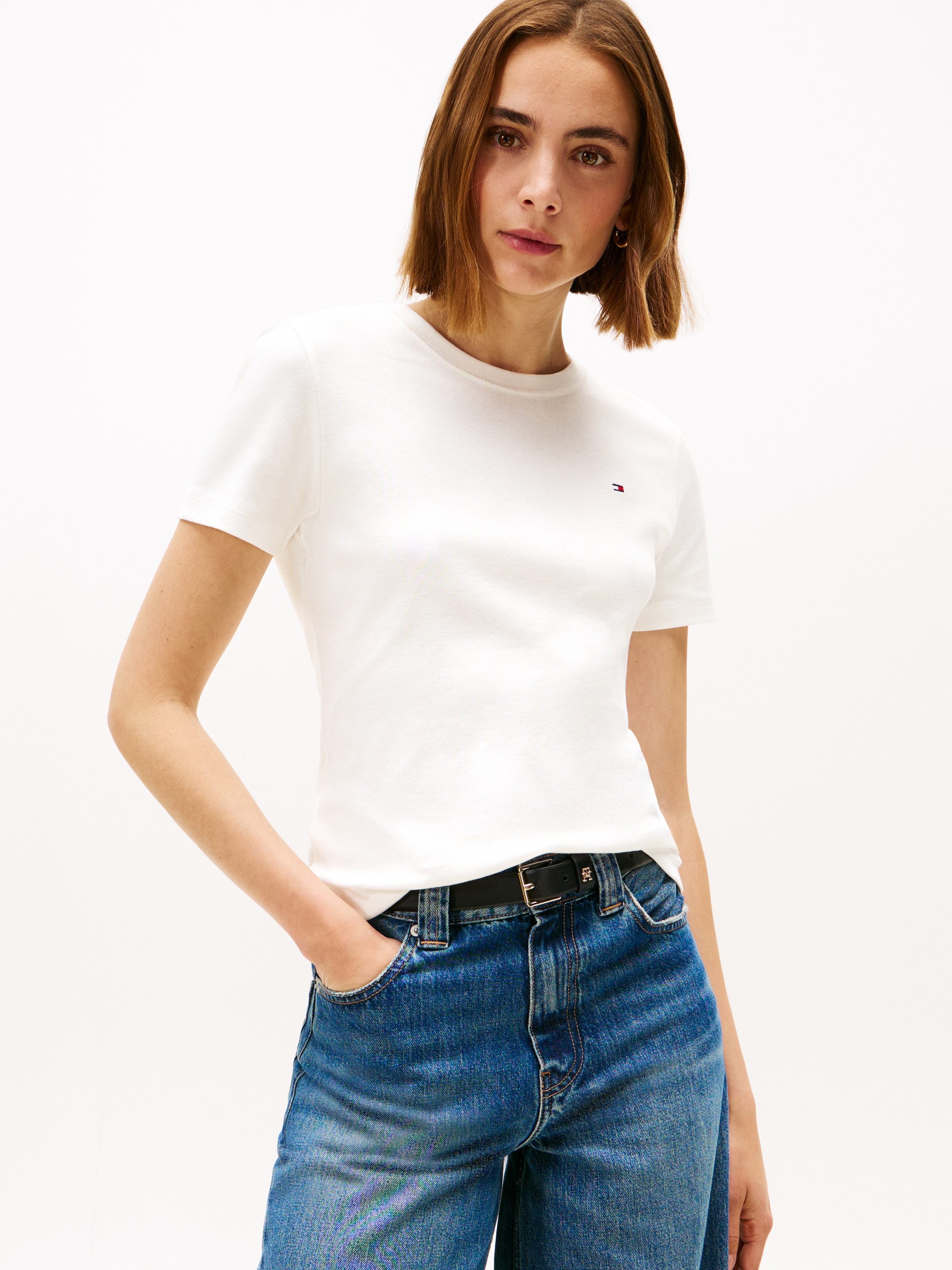 Thumbnail - Tommy Hilfiger T-Shirt "SLIM CODY C-NK SS", mit Logostickerei