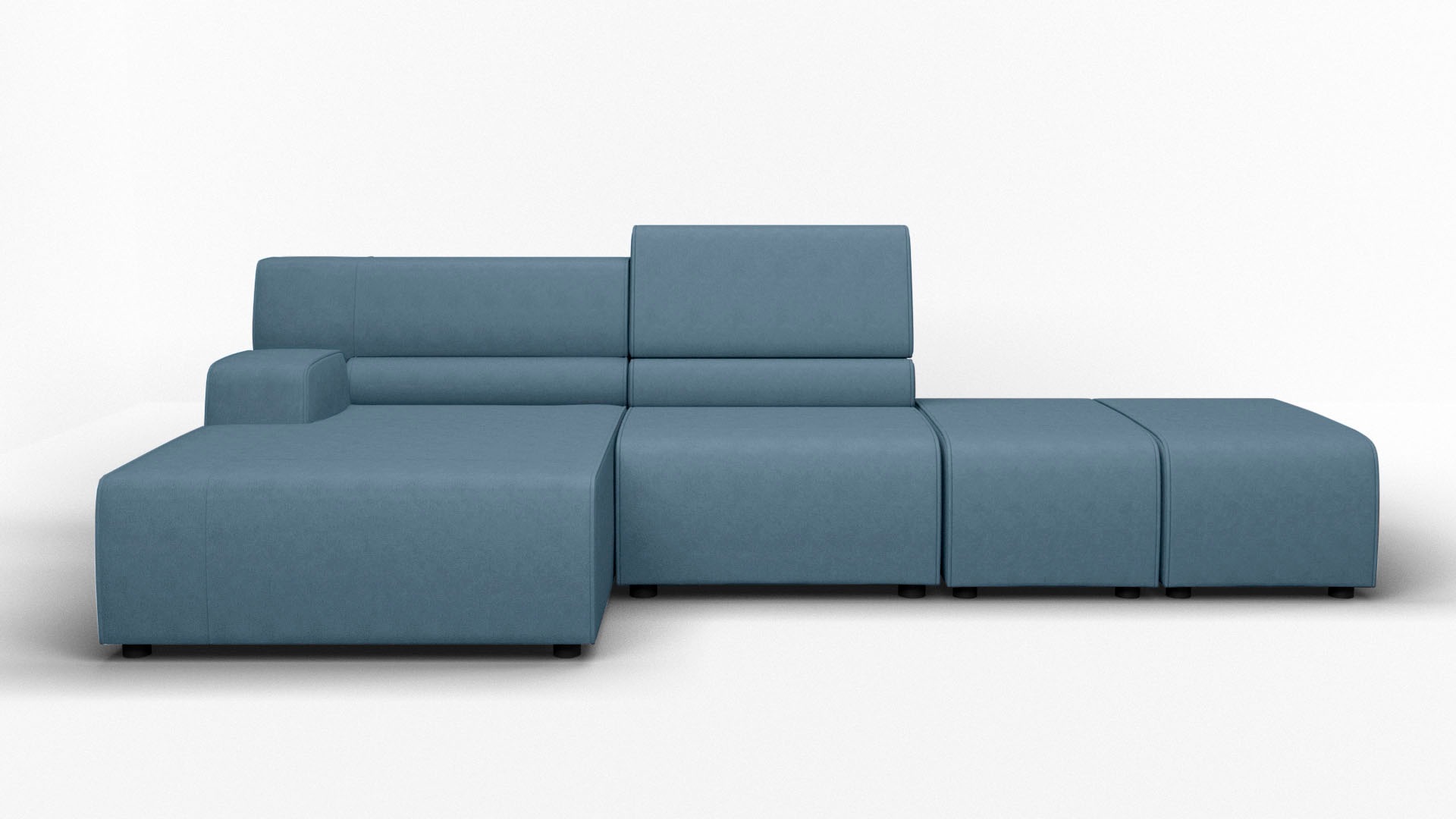 Egoitaliano Ecksofa »Babouche, Designsofa mit außergewöhnlichem Sitzkomfort zum Wohlfühlen«