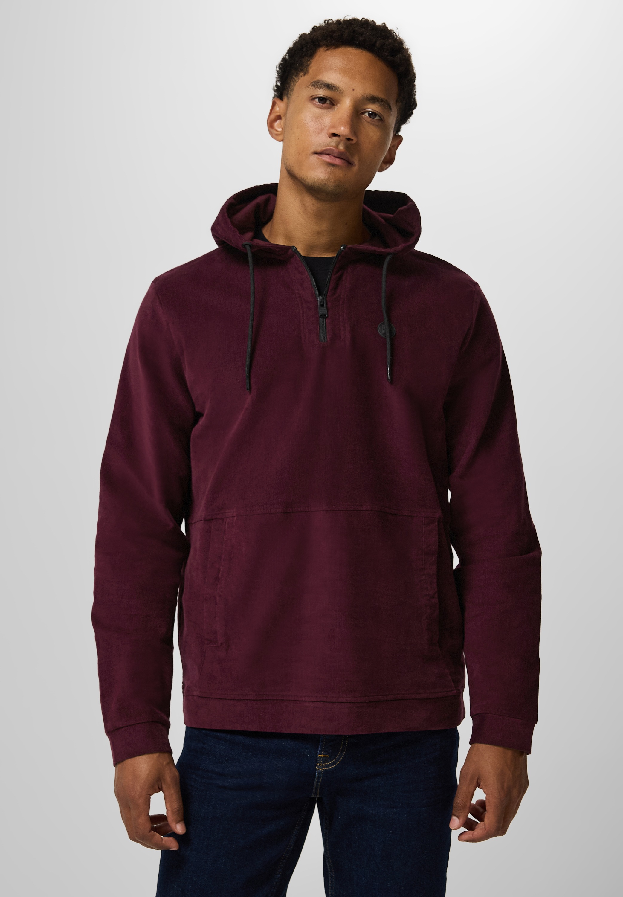 STREET ONE MEN Sweatshirt, mit Kängurutasche