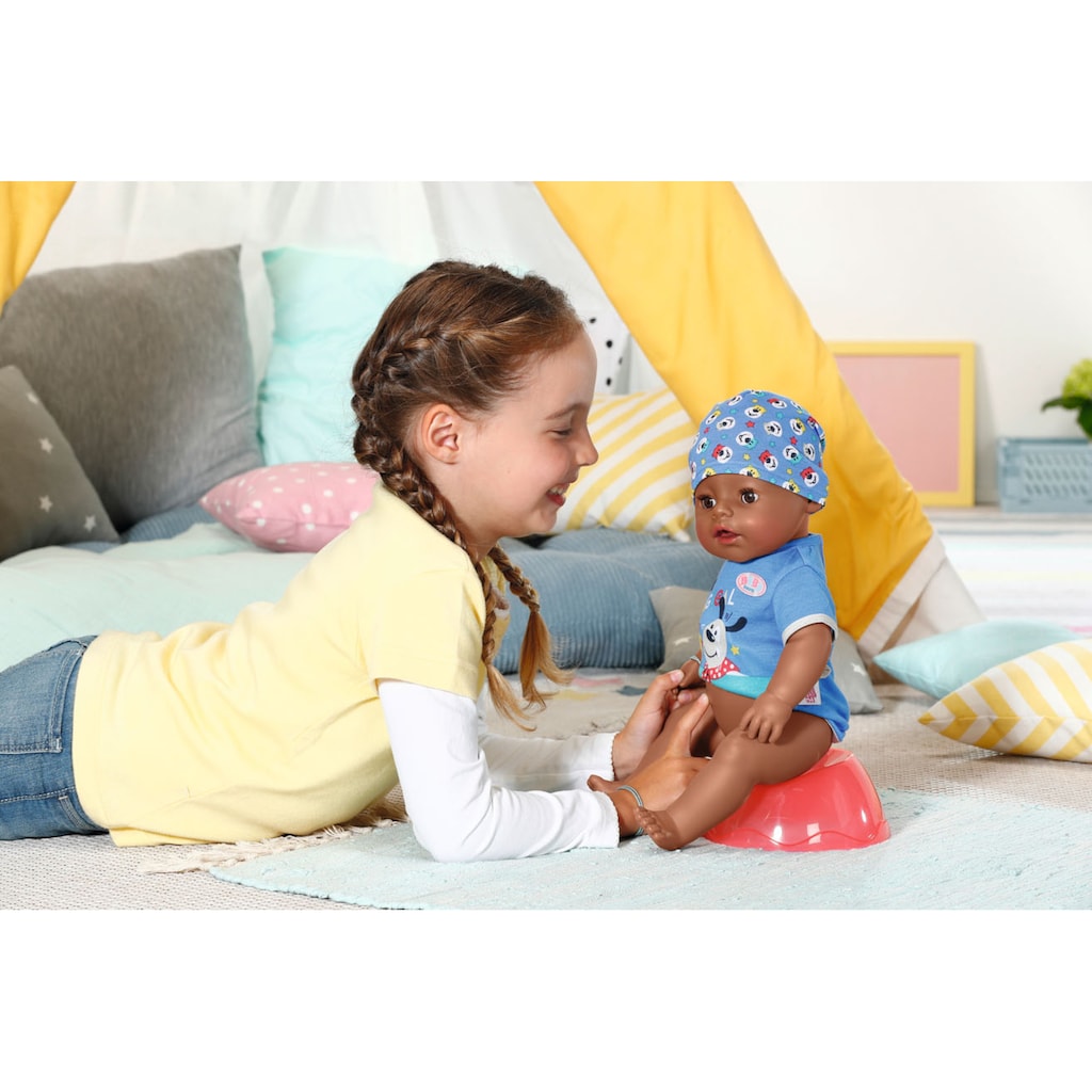 Baby Born Babypuppe »Magic Boy, Dolls of Colour, 43 cm«, mit lebensechten Funktionen