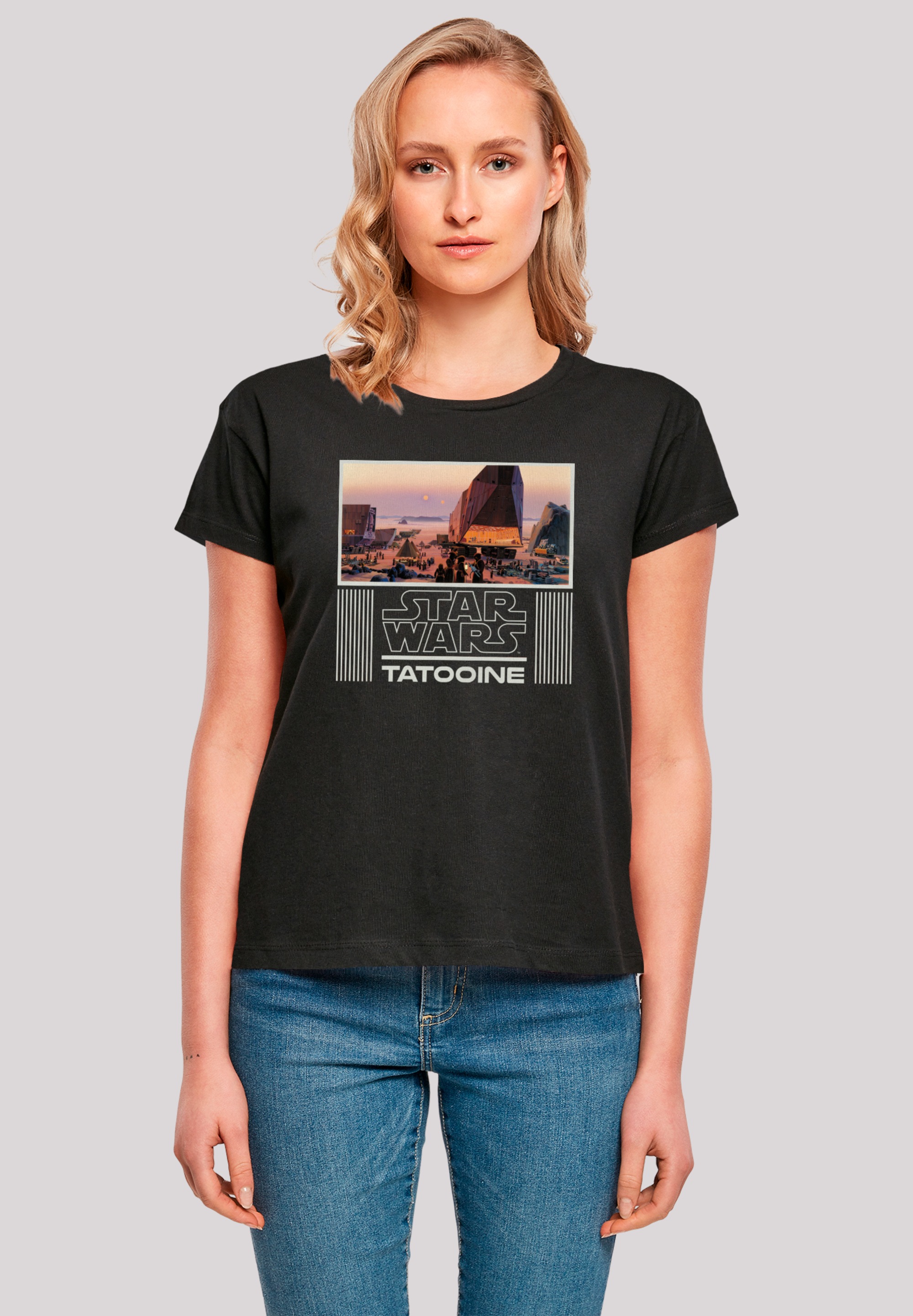 F4NT4STIC T-Shirt "Star Wars Tatooine Panorma", Premium Qualität, Star Wars günstig online kaufen