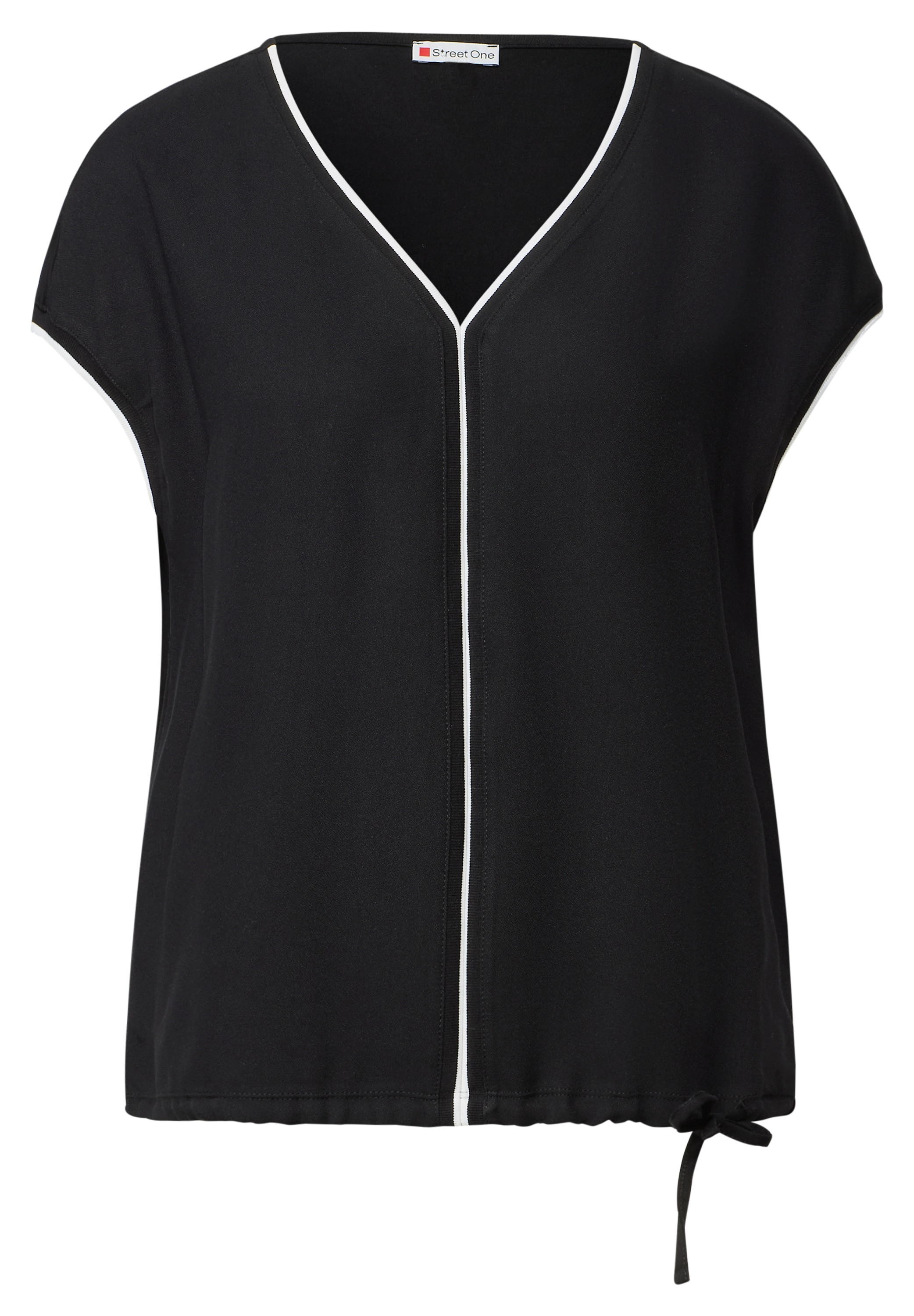 STREET ONE T-Shirt, mit Elastiksaum