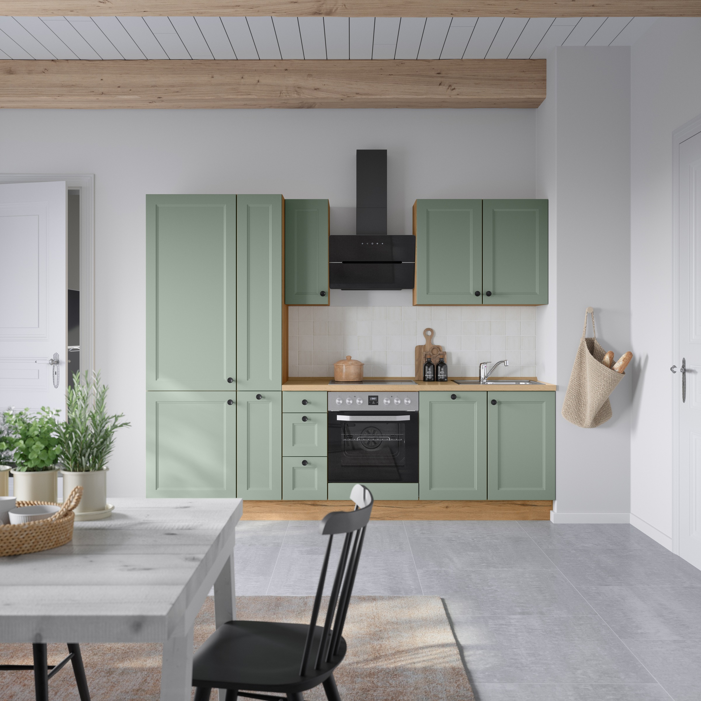 nobilia® Küchenzeile »"Cascada II"«, vormontiert, Breite 270 cm, Ausrichtung wählbar, wahlw. mit E-Geräten