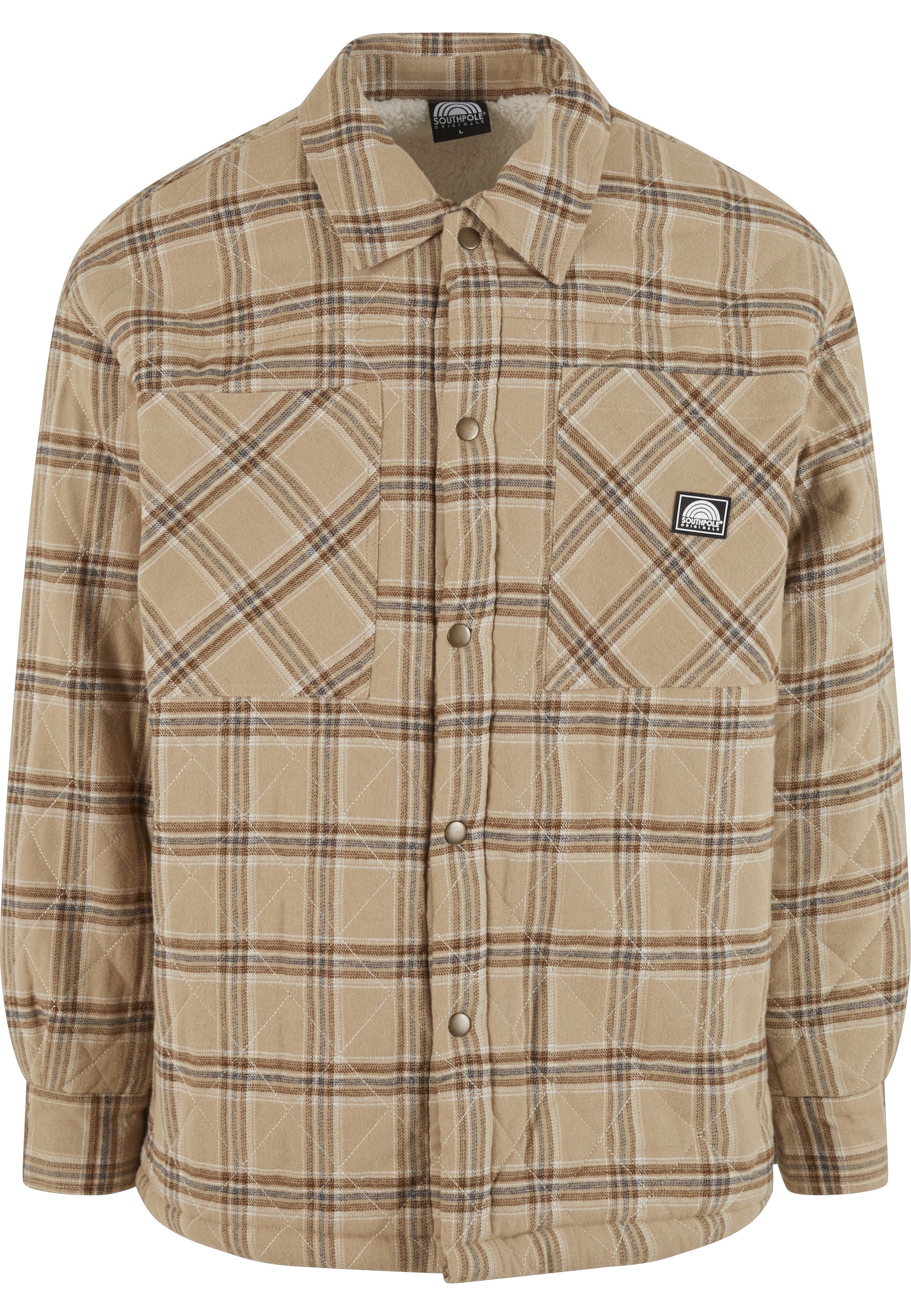 Southpole Langmantel "Southpole Herren Southpole Flannel Quitted Shirt Jack günstig online kaufen